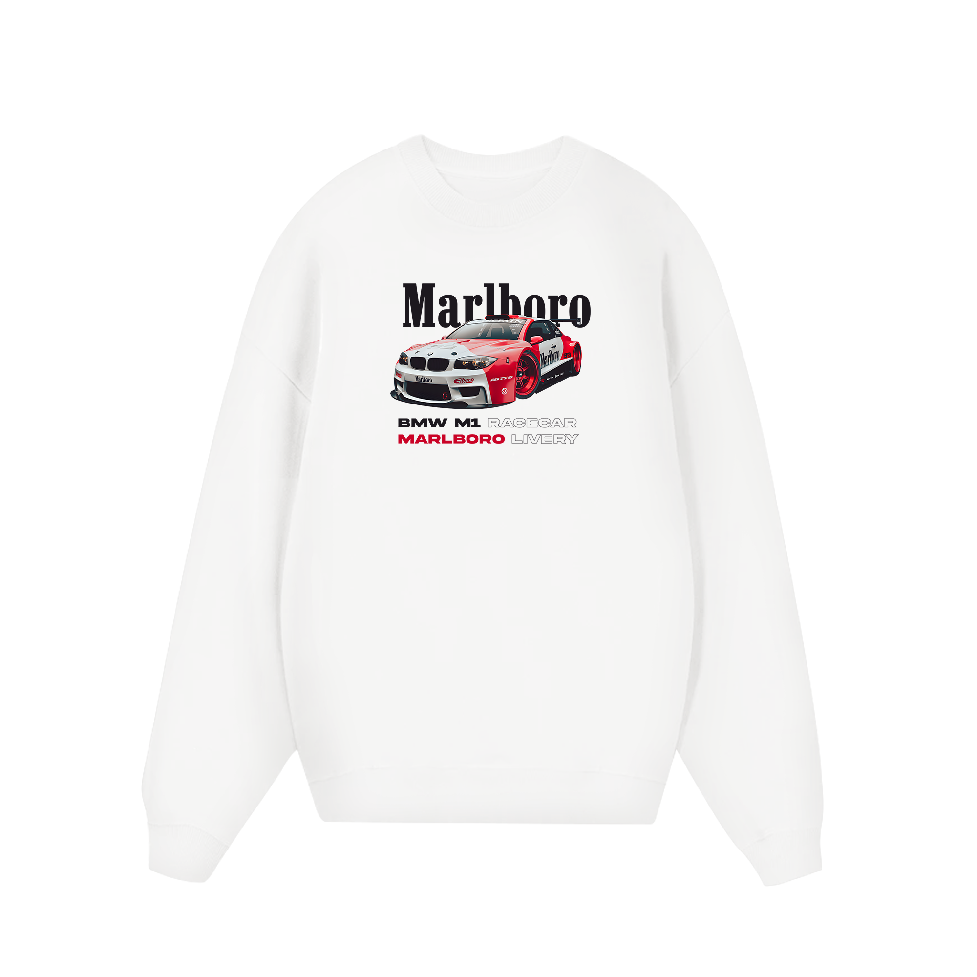 Marlboro BMW M1 Race Car Sweater