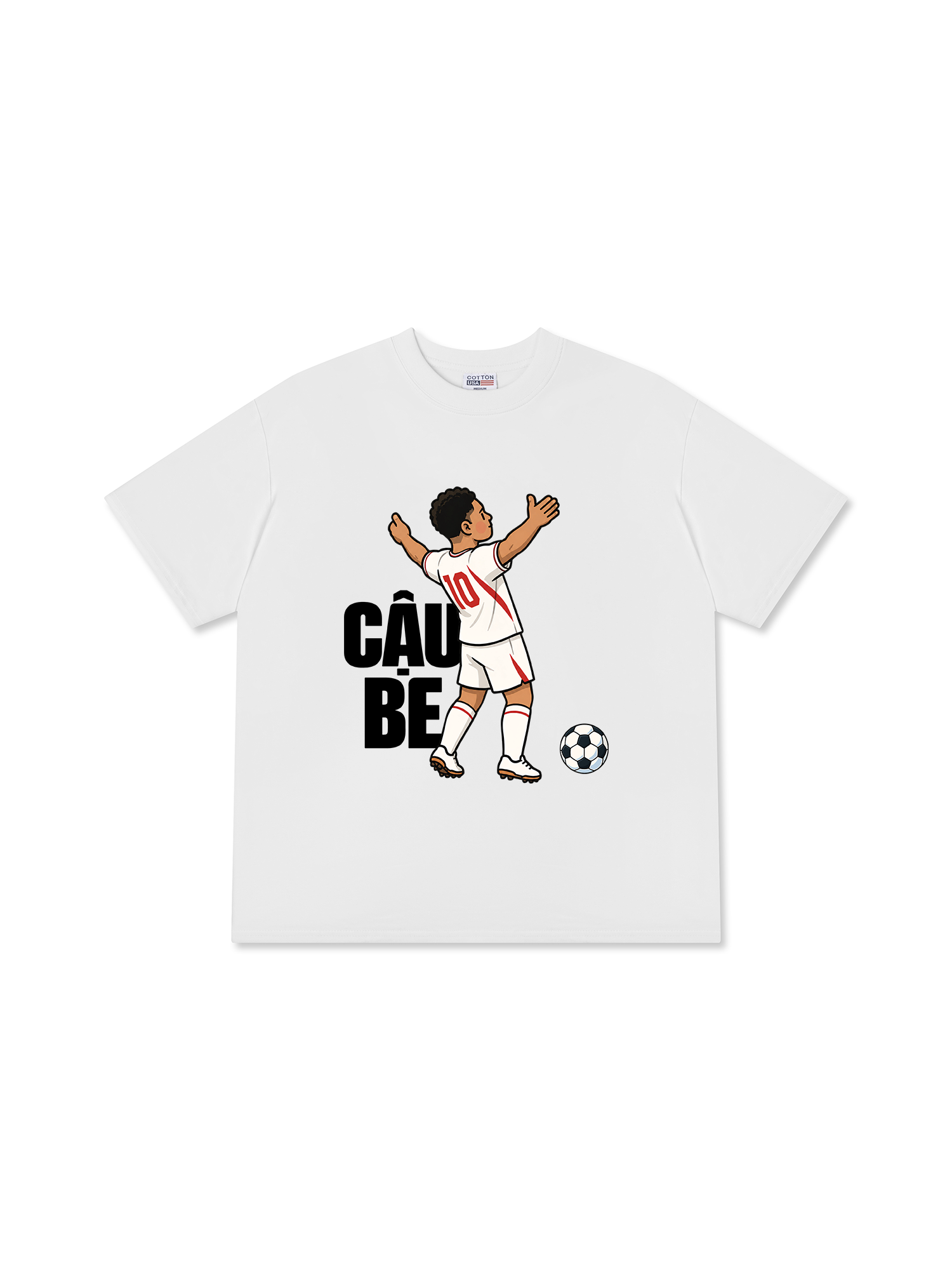 Áo Thun Relaxed Fit Soccer Cậu Be