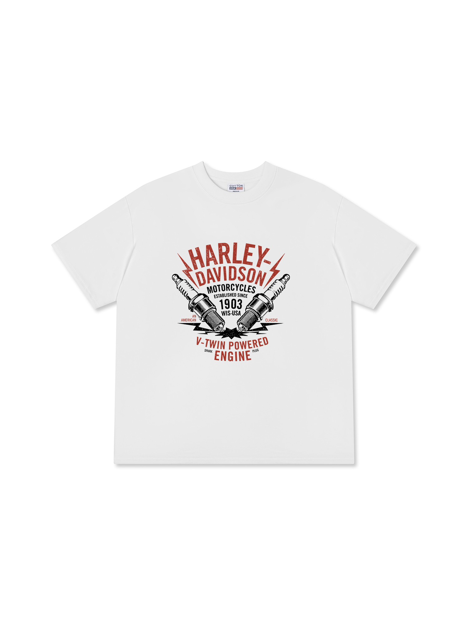 Áo Thun Relaxed Fit Motorbike Harley Davidson Motocycles