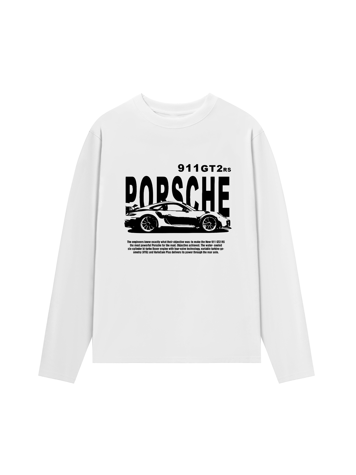 Áo Thun Dài Tay Porsche The Engineers