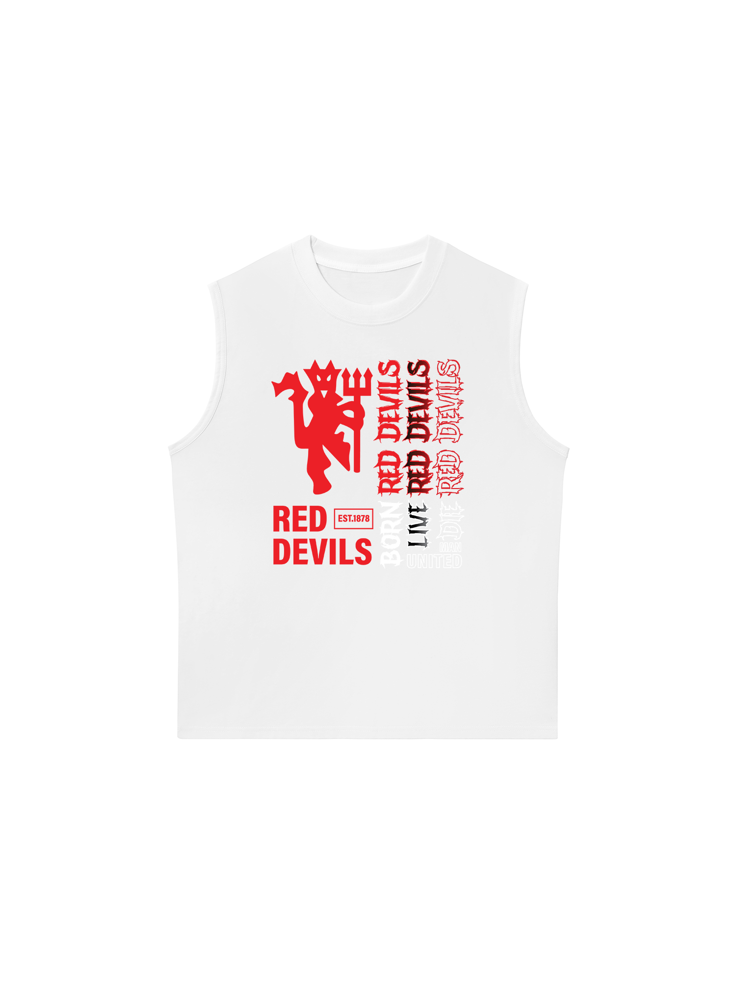 Áo Ba Lỗ Relaxed Fit Red Devils EST 1878