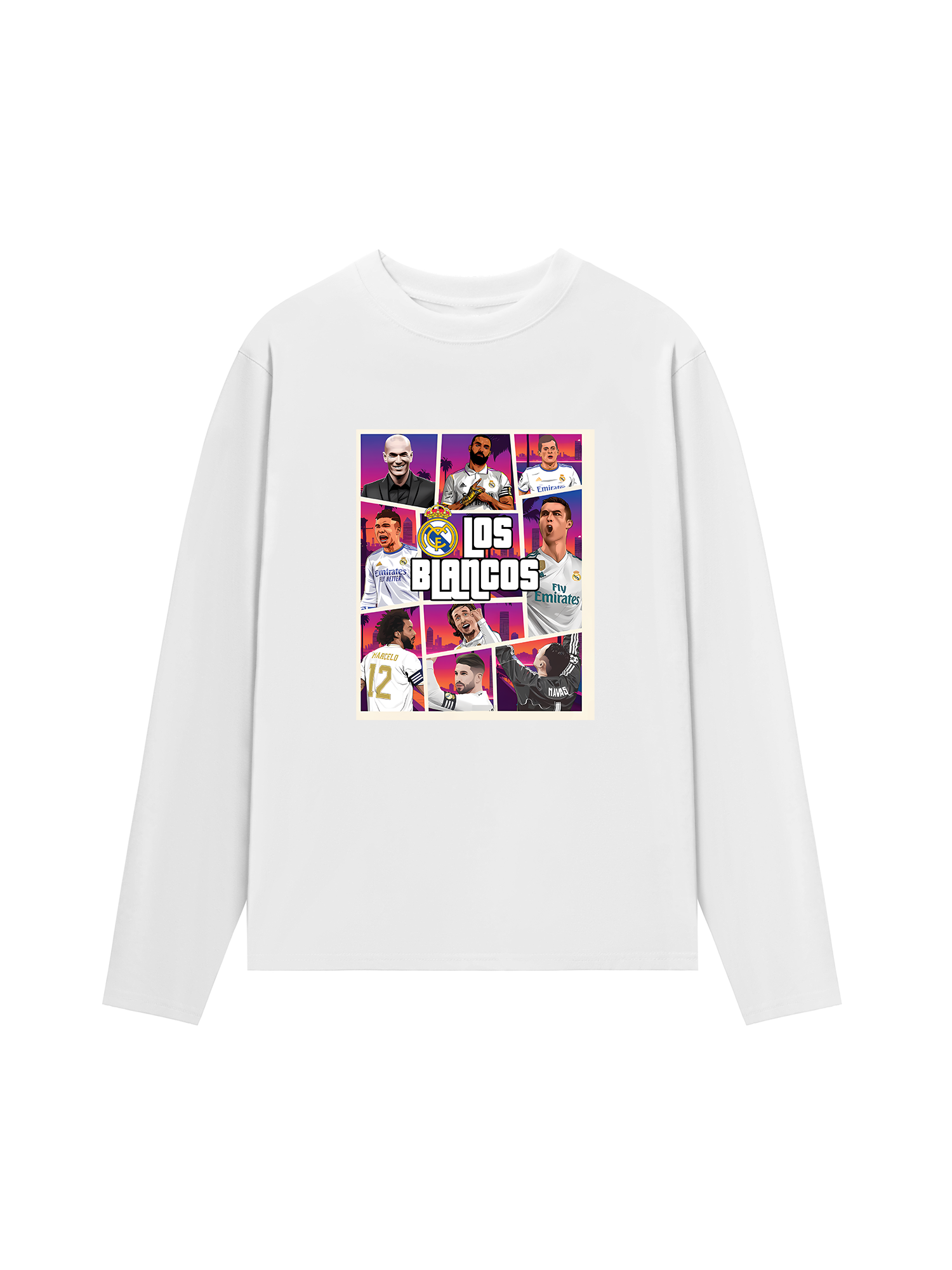 Áo Thun Dài Tay Real Madrid Losblancos