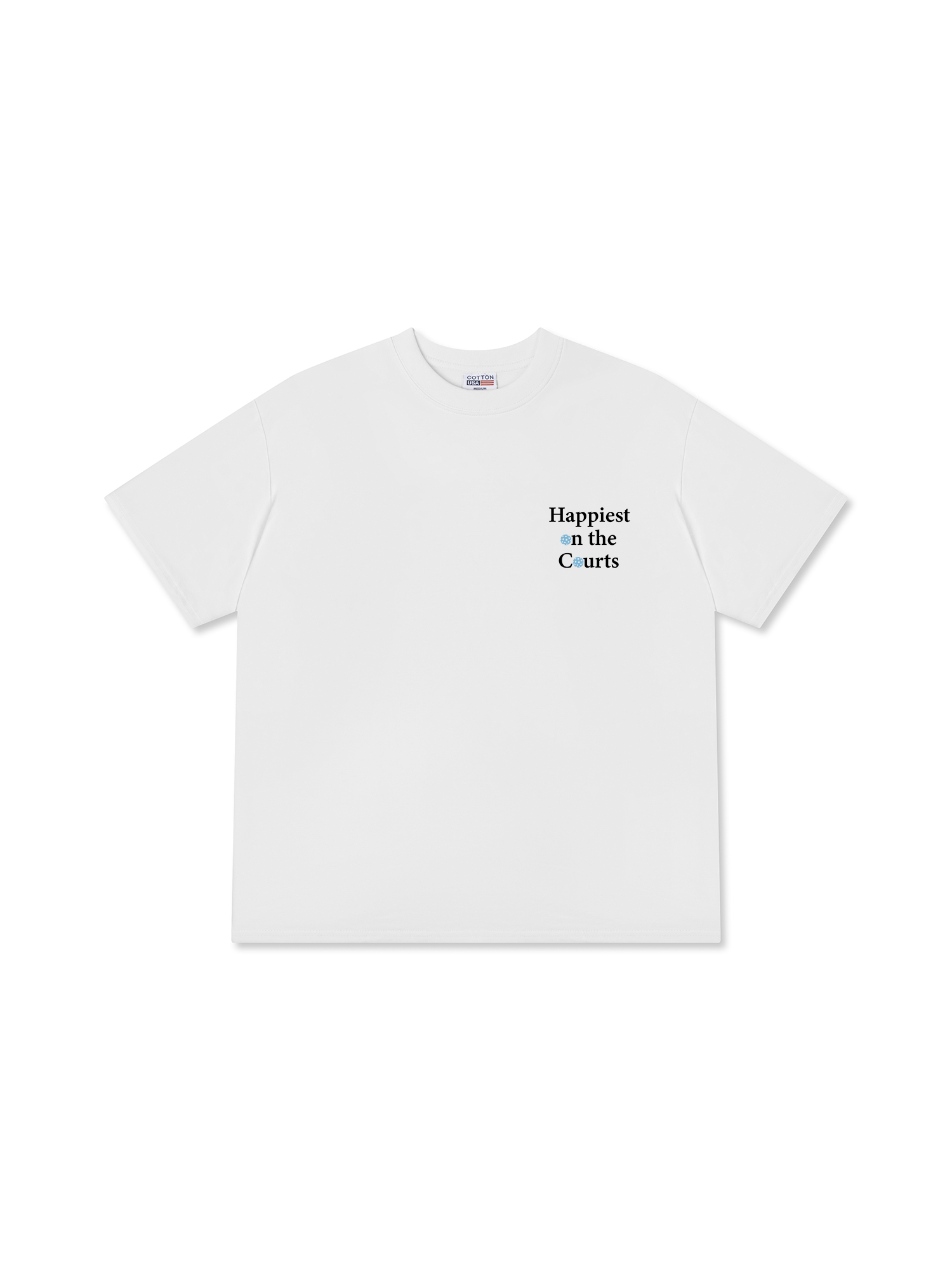 Áo Thun Relaxed Fit Pickleball Happiest on the Courts