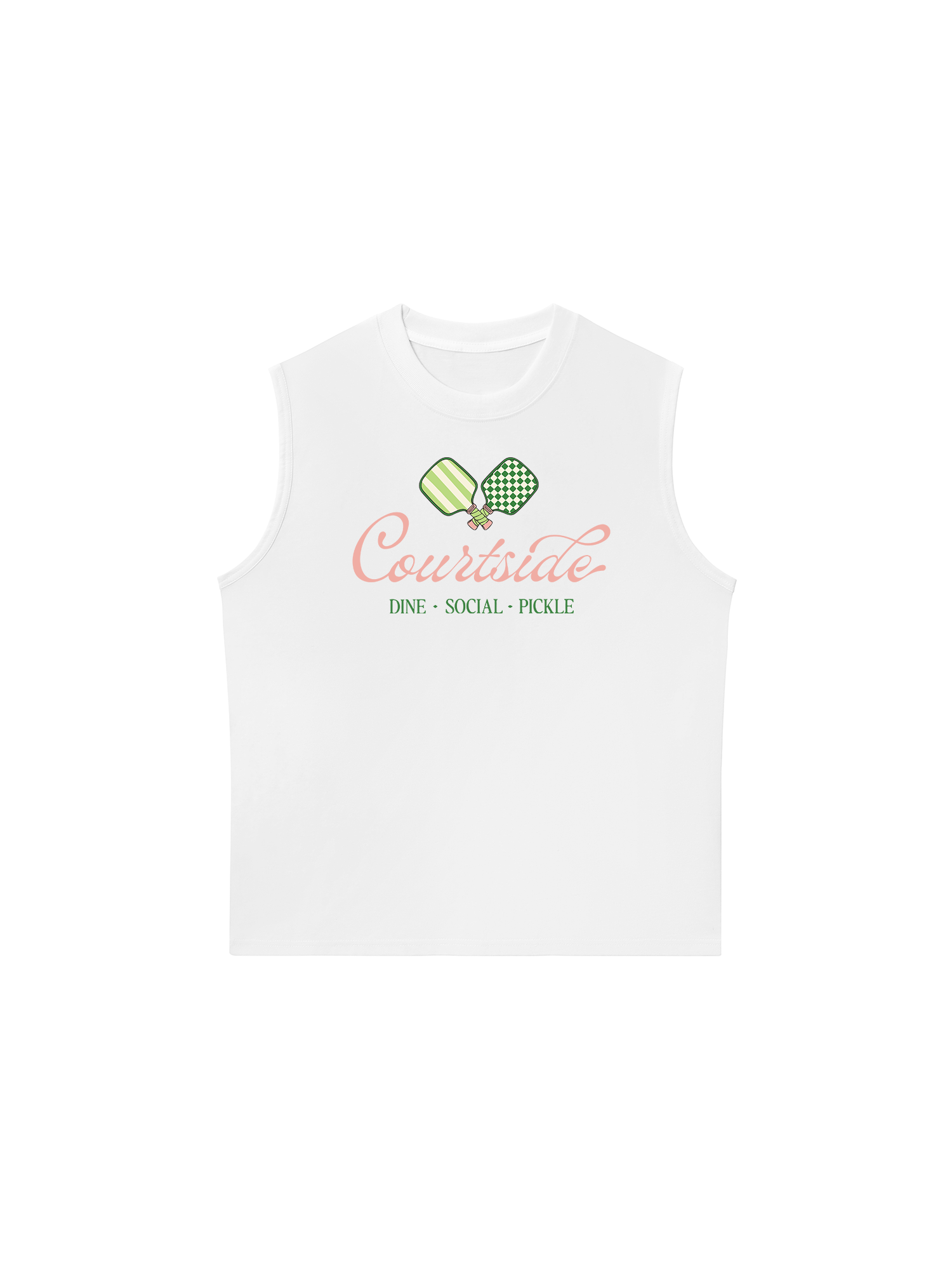 Áo Ba Lỗ Relaxed Fit Pickleball Courtside Dine Social Pickle