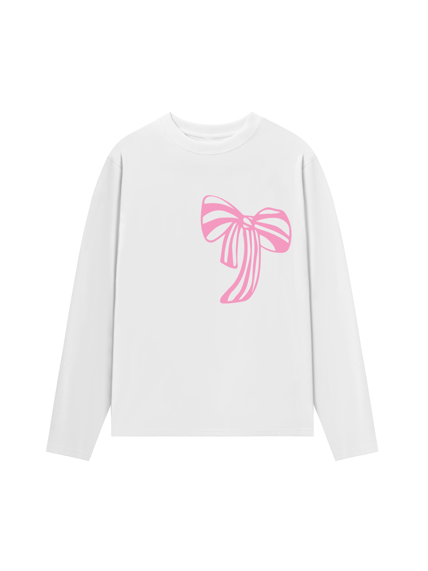 Áo Thun Dài Tay Pink Ribbon