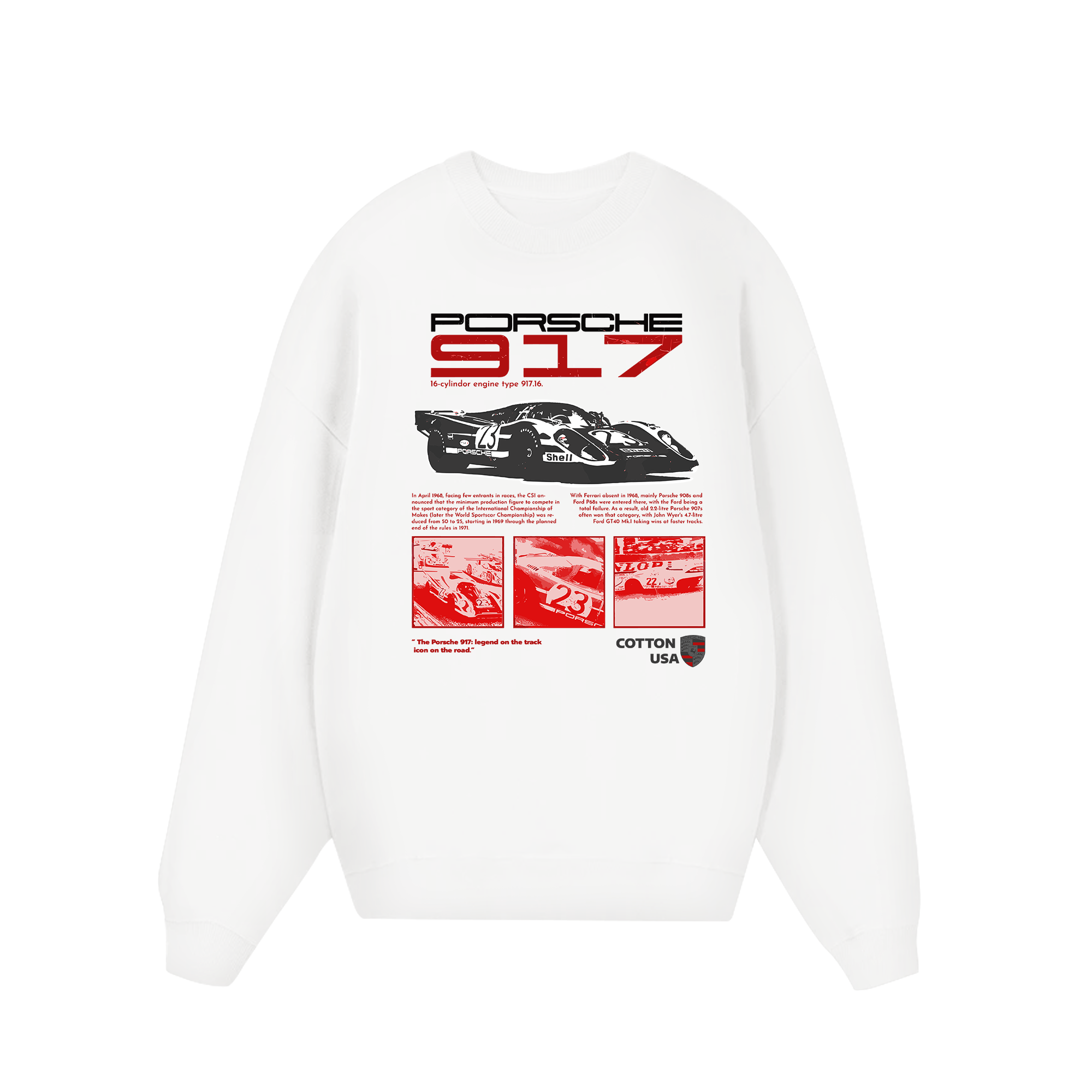 Porsche 917 16-Cylindor Sweater