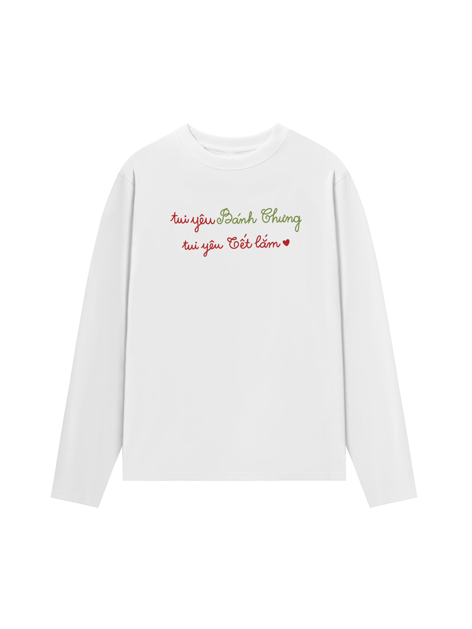 Áo Thun Dài Tay Yêu Bánh Chưng Yêu Tết