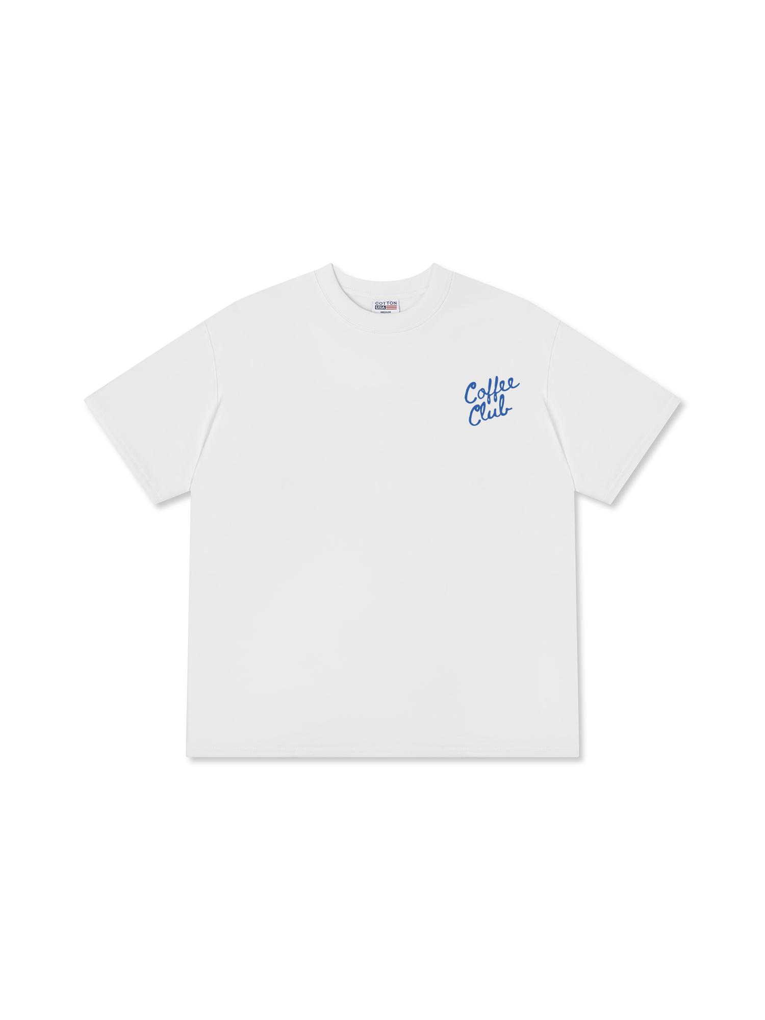 Áo Thun Relaxed Fit Coffee Club Blue