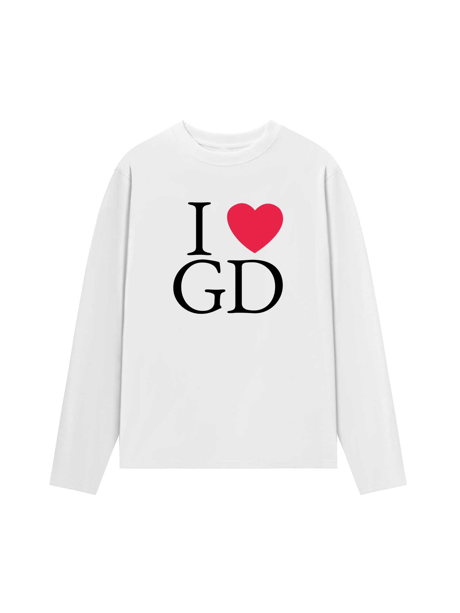 Áo Thun Dài Tay I Love GD