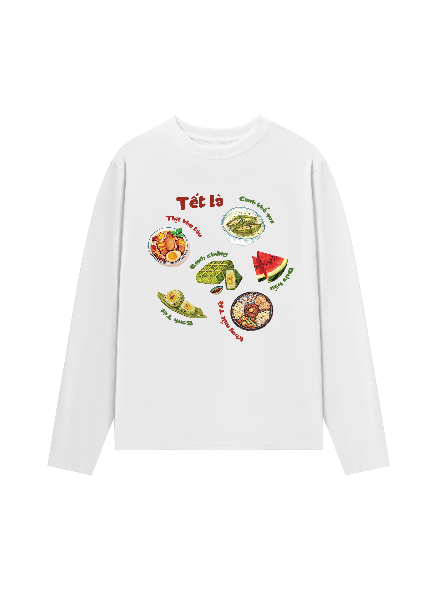 Áo Thun Dài Tay Tết Là 1