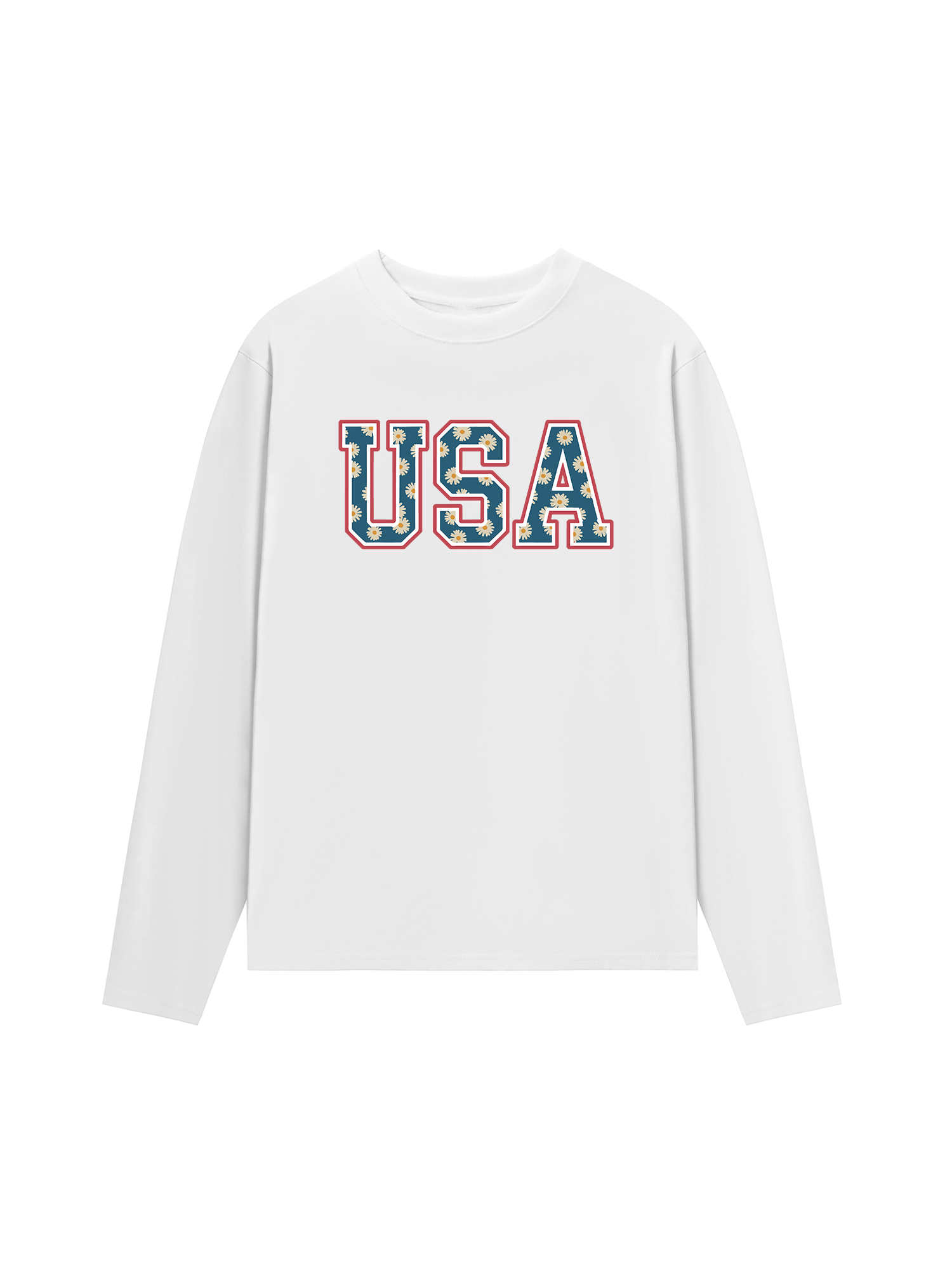 Áo Thun Dài Tay USA Daisy Season