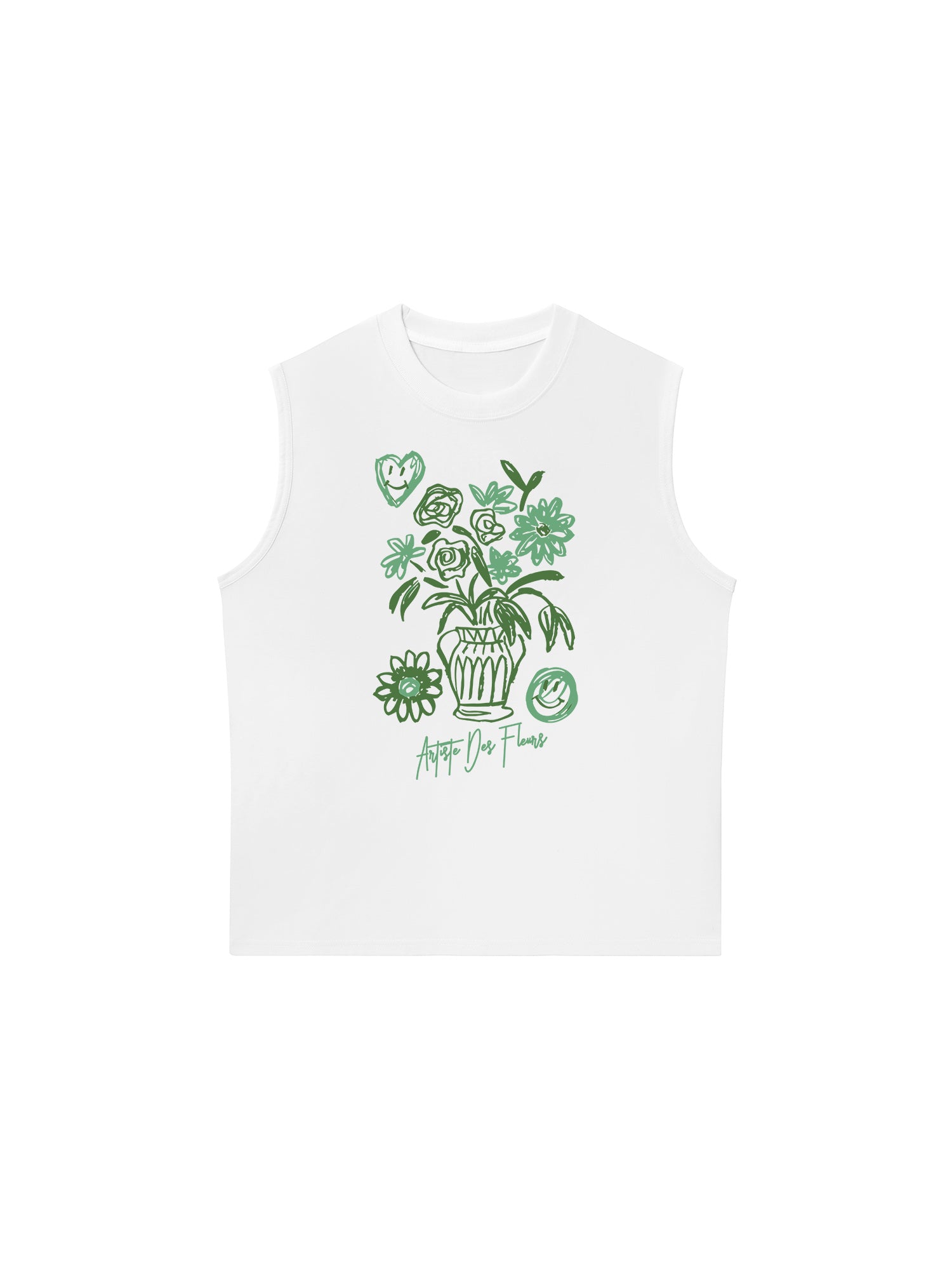 Áo Ba Lỗ Relaxed Fit Floral Artiste Des Fleurs