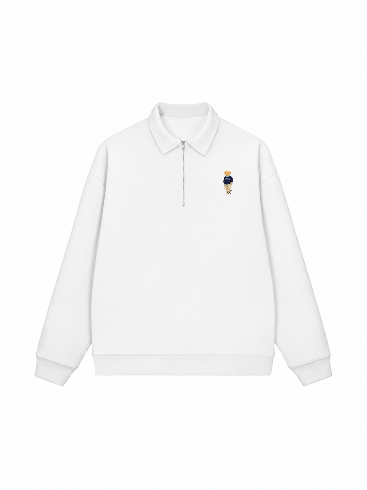 Áo Sweater Polo Nỉ Hai Da  Classic Bear