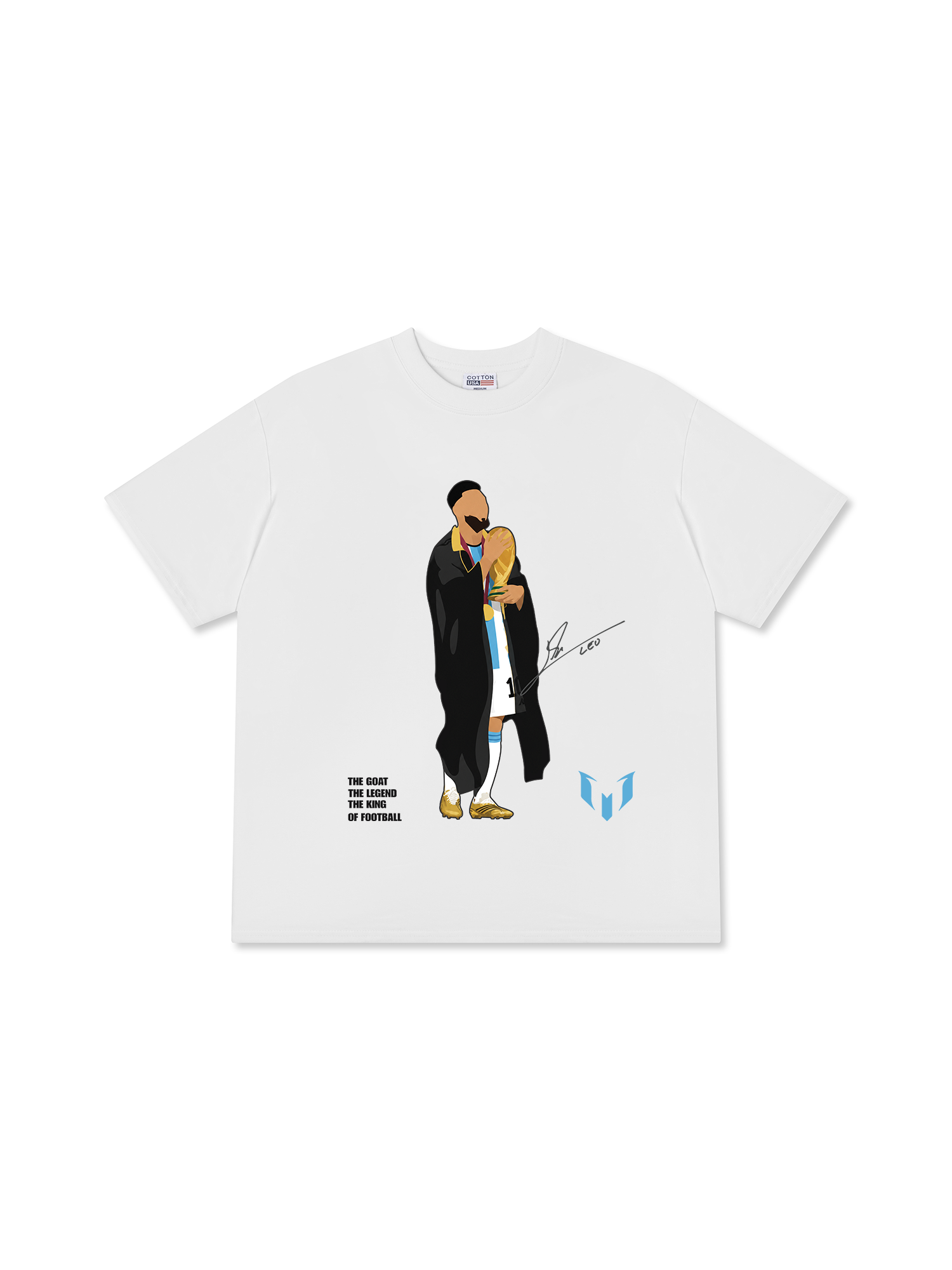 Áo Thun Relaxed Fit  The Goat The Legend