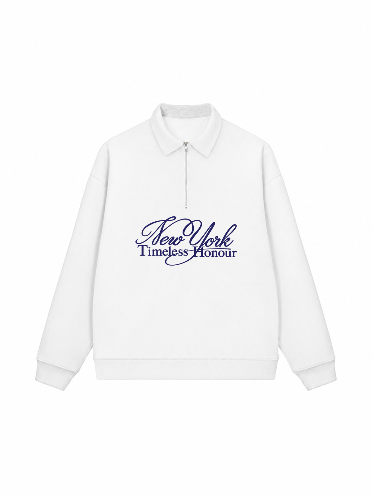Áo Sweater Polo Nỉ Hai Da  New York Timeless Honour