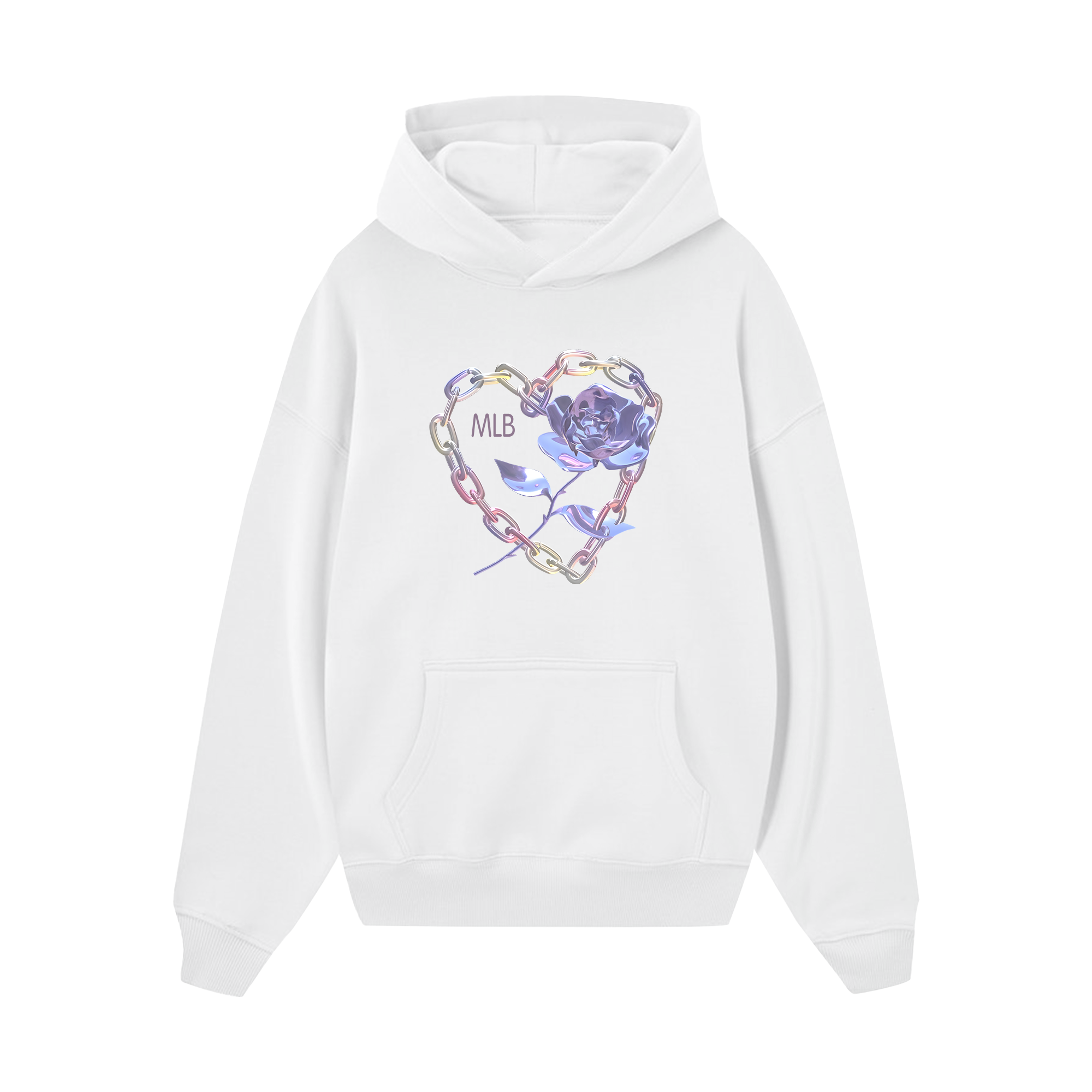 MLB Floral Hologram Rose Hoodie