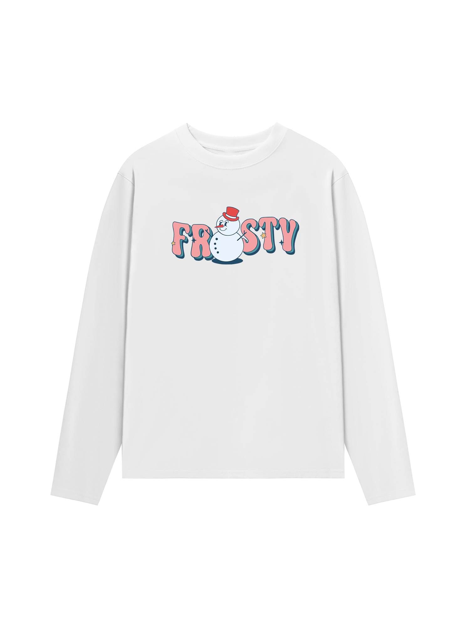 Áo Thun Dài Tay Frosty Snowman