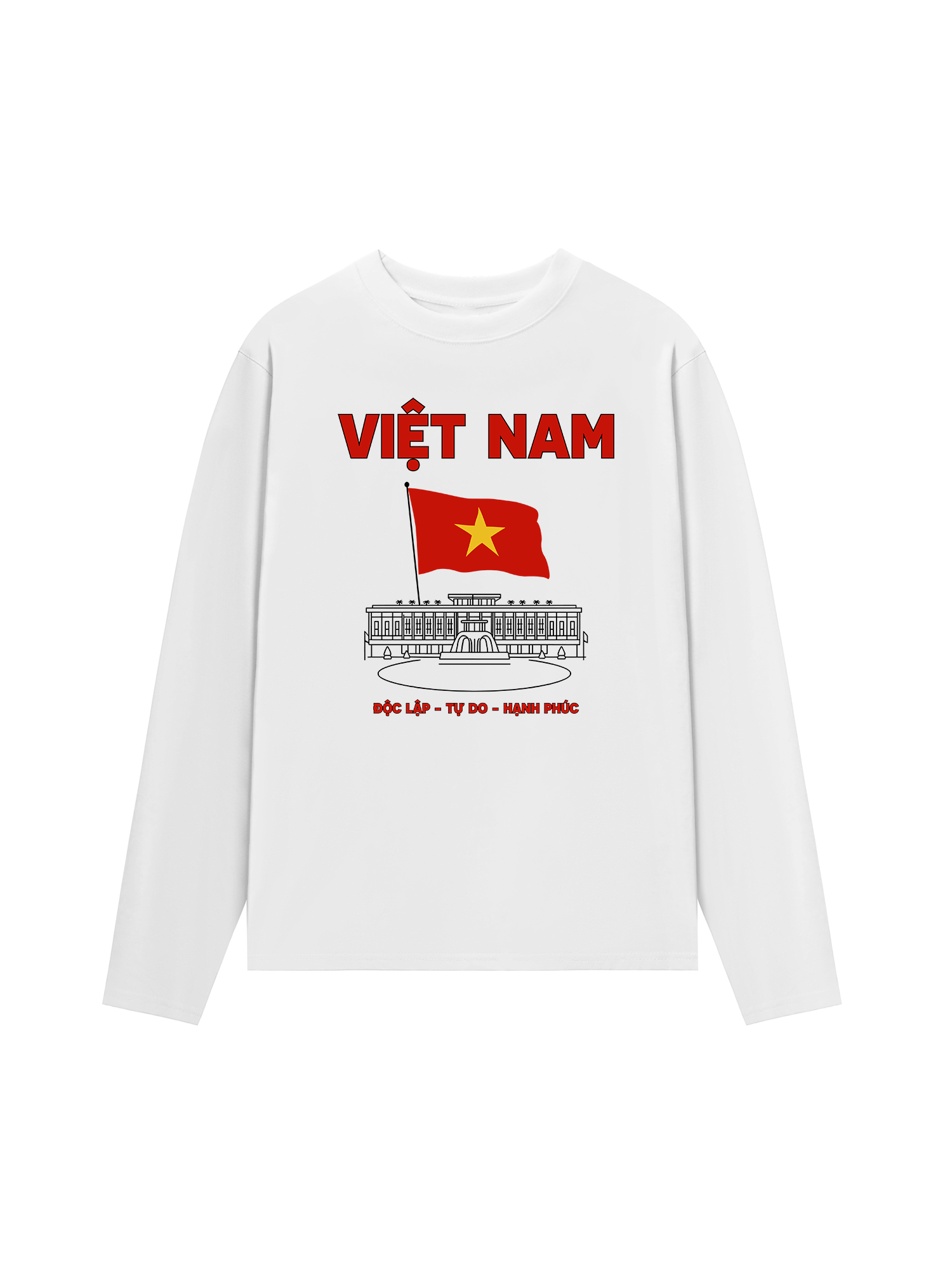 Áo Thun Dài Tay Việt Nam Độc Lập