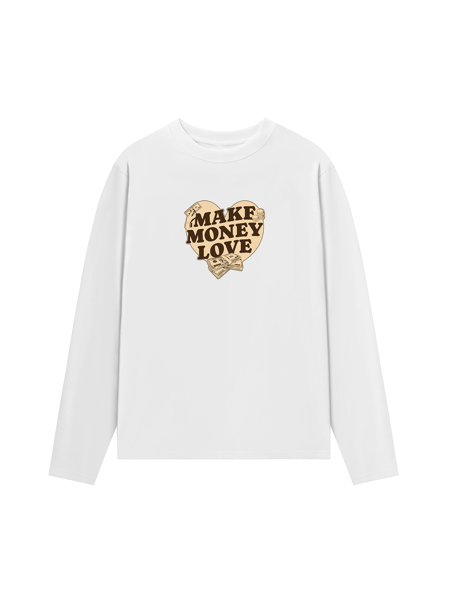 Áo Thun Dài Tay Money Make Money Love