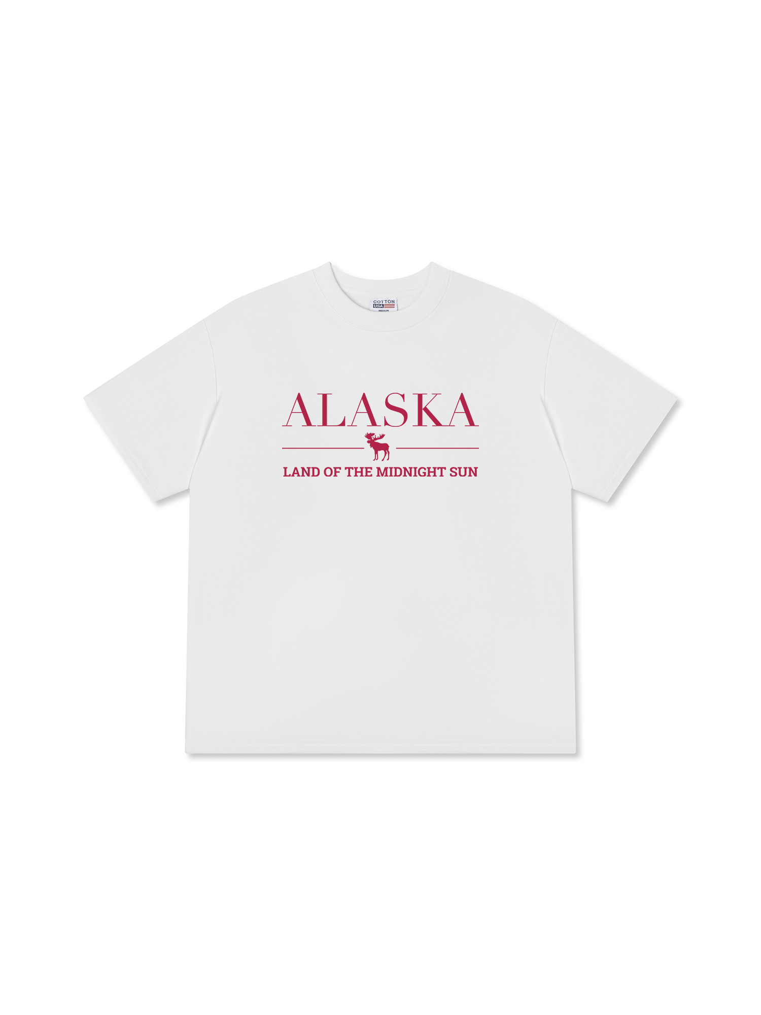 Áo Thun Relaxed Fit City Alaska Land Of The Midnight Sun