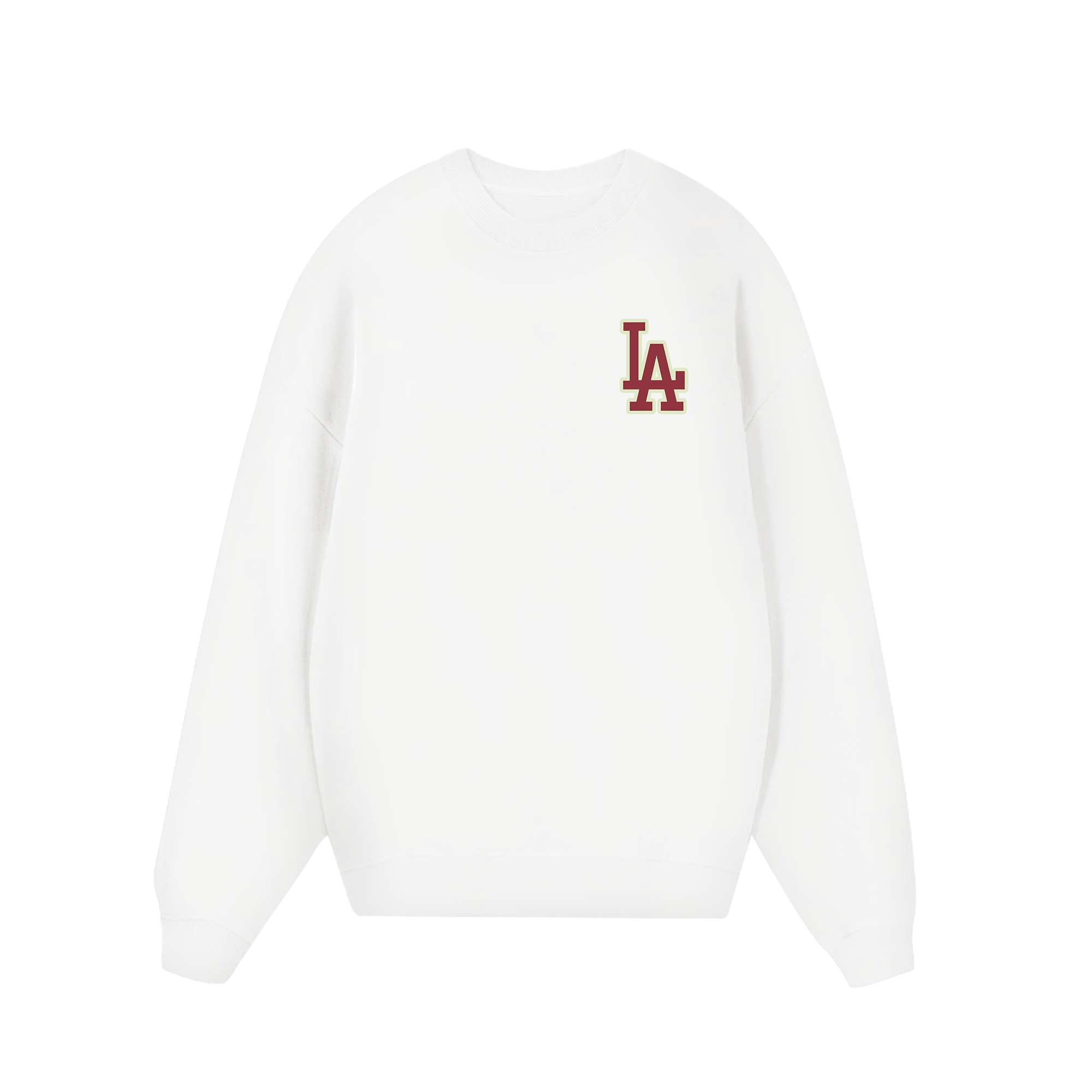 MLB Los Angeles Dodgers Logo Red Sweater