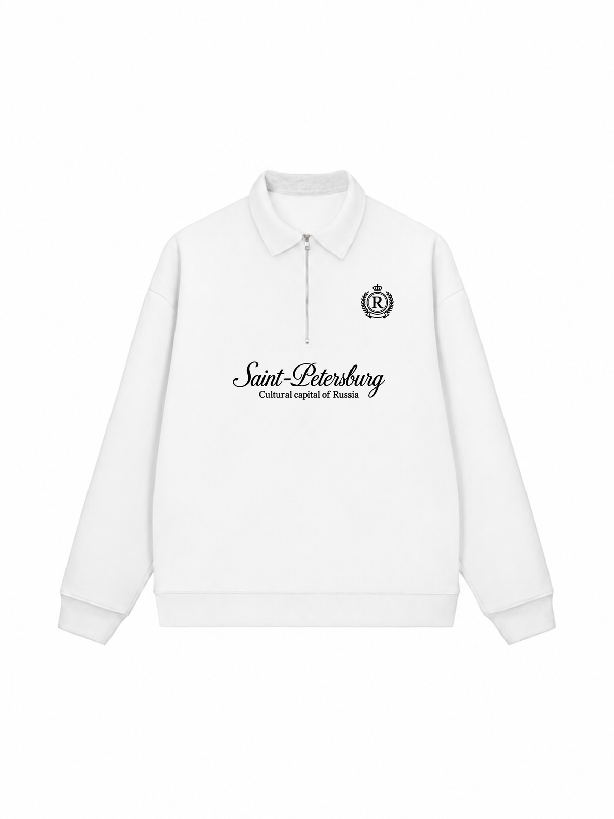 Áo Sweater Polo Nỉ Hai Da  Saint Petersburg