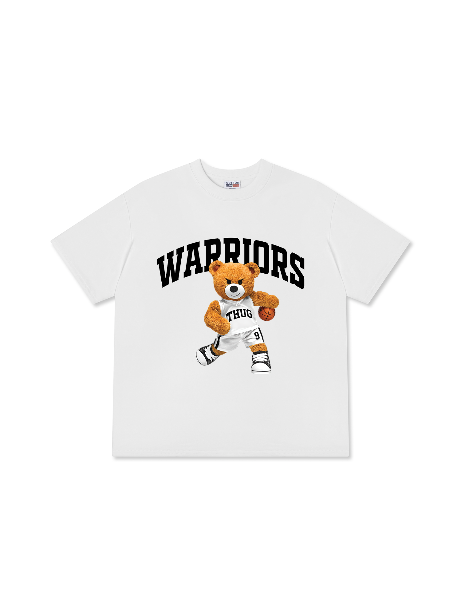 Áo Thun Relaxed Fit Basketball Warriors T