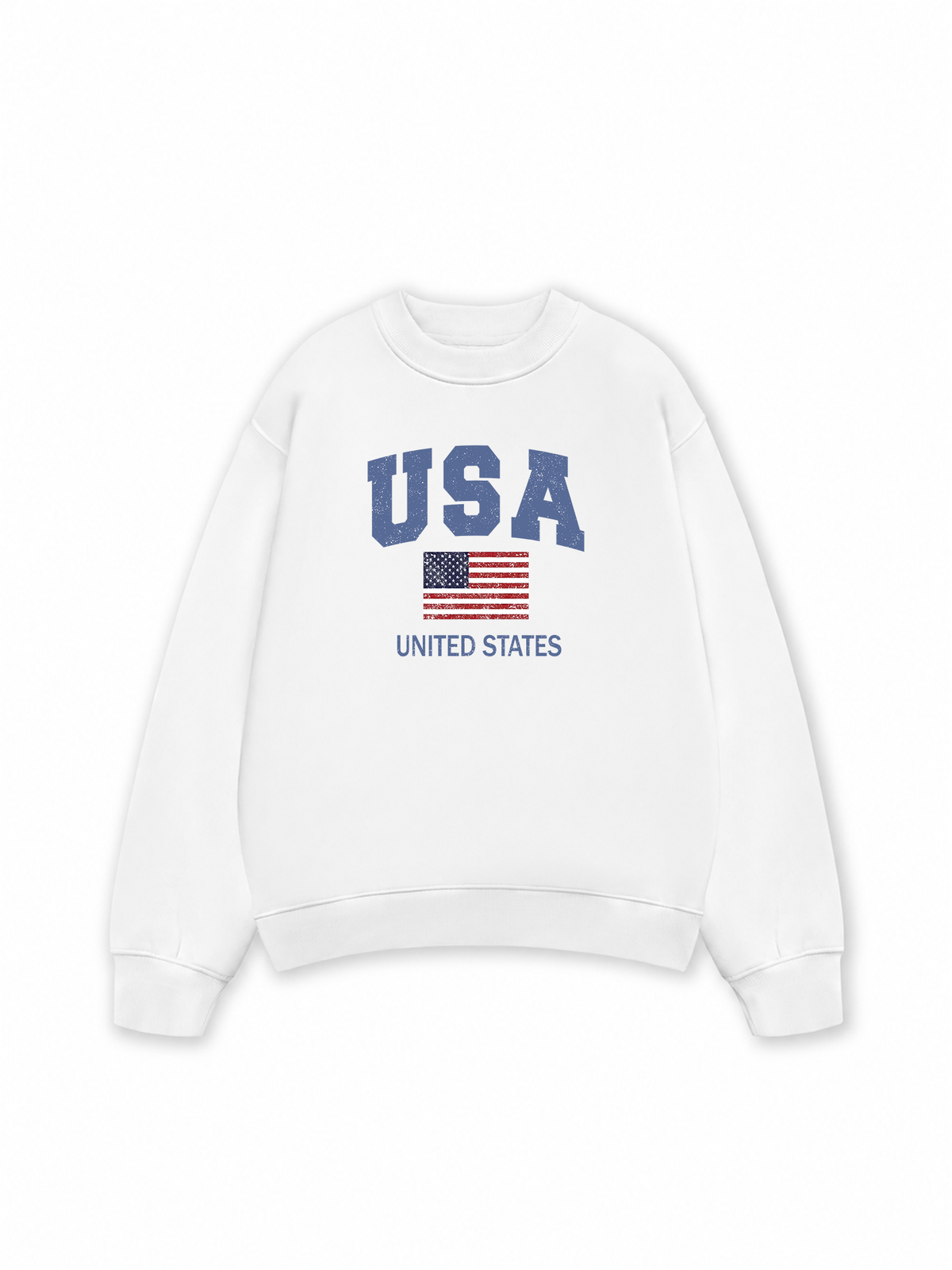 Áo Sweater Nỉ Hai Da  USA Vintage United State