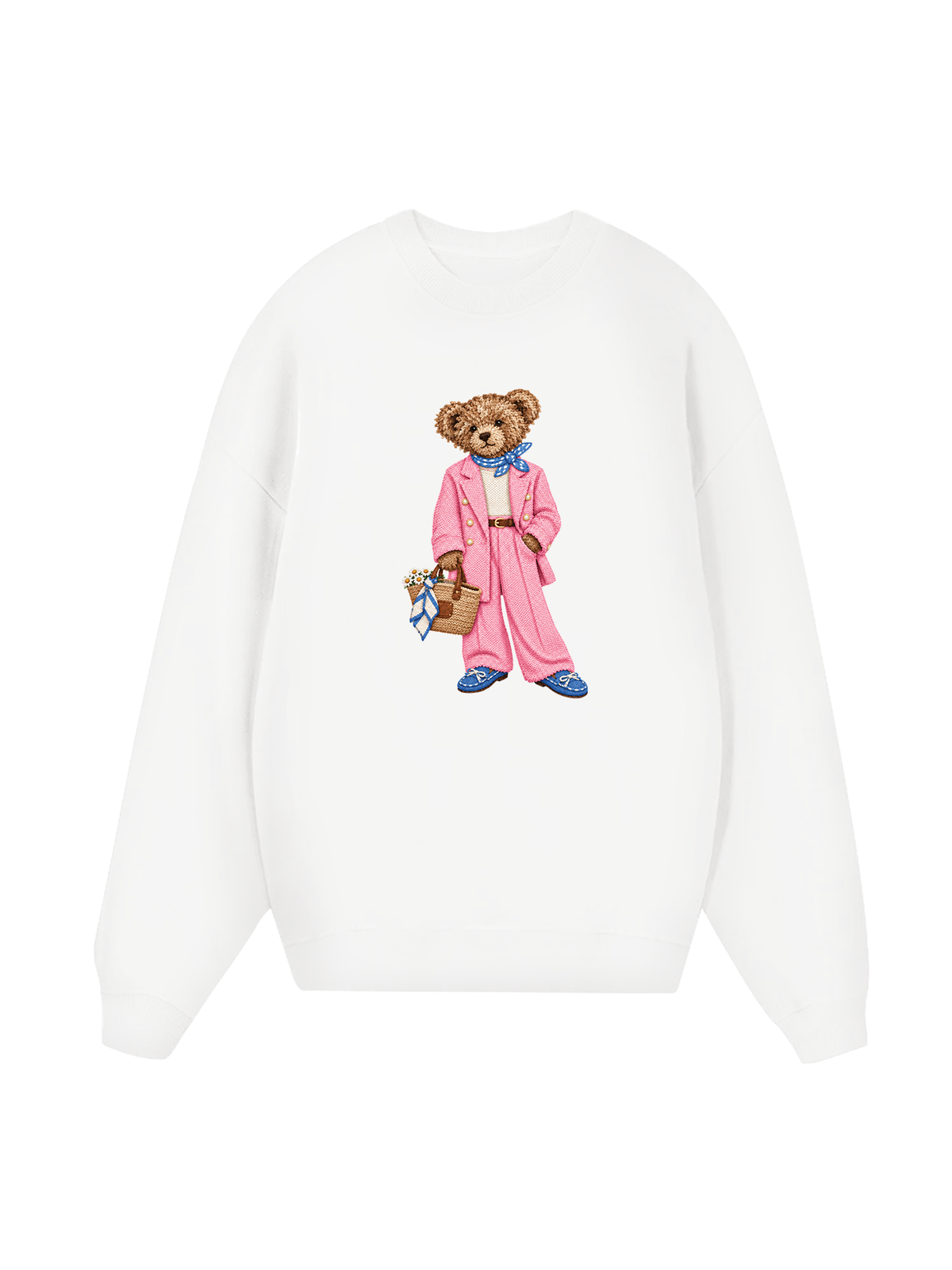 Bear Pink Vest Sweater