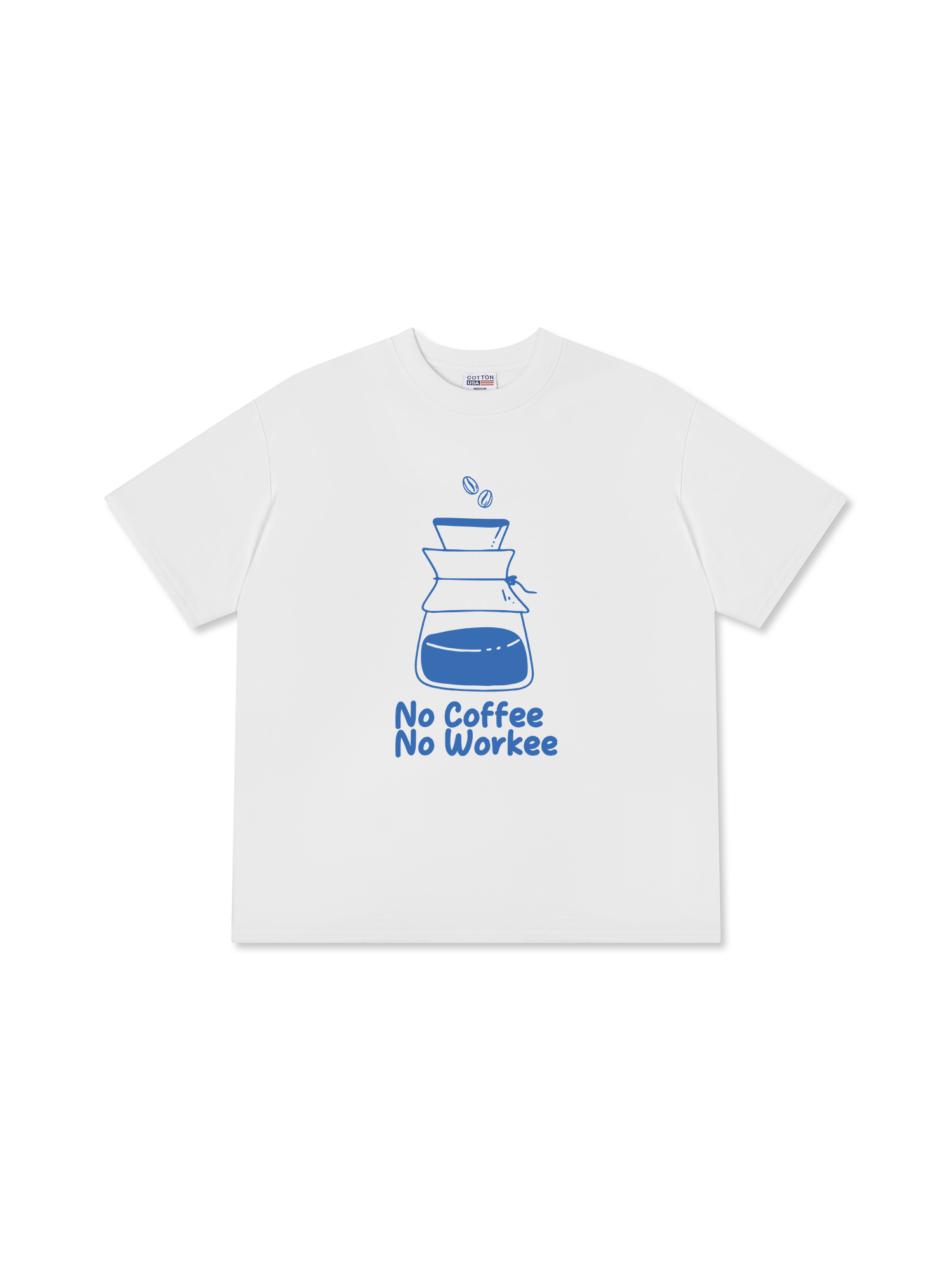 Áo Thun Relaxed Fit Daily Cup No Coffee No Workee