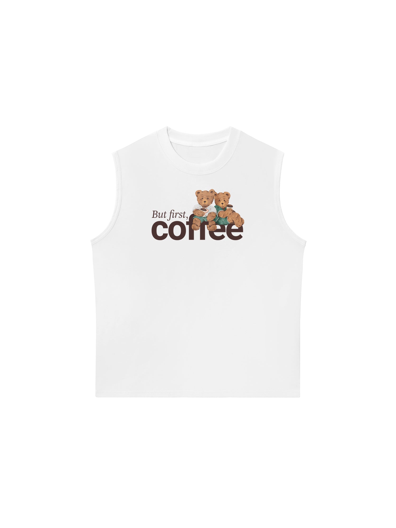Áo Ba Lỗ Relaxed Fit But First Coffee