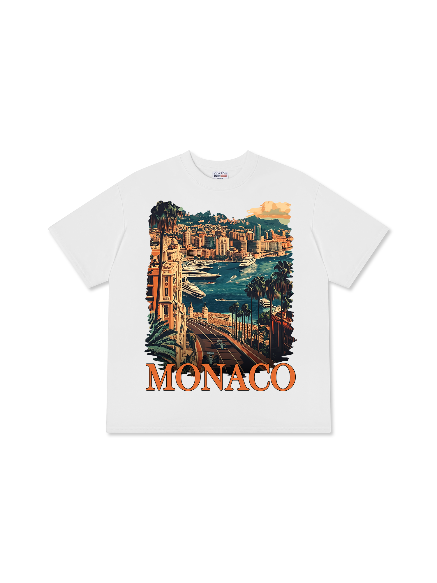 Áo Thun Relaxed Fit City Monaco