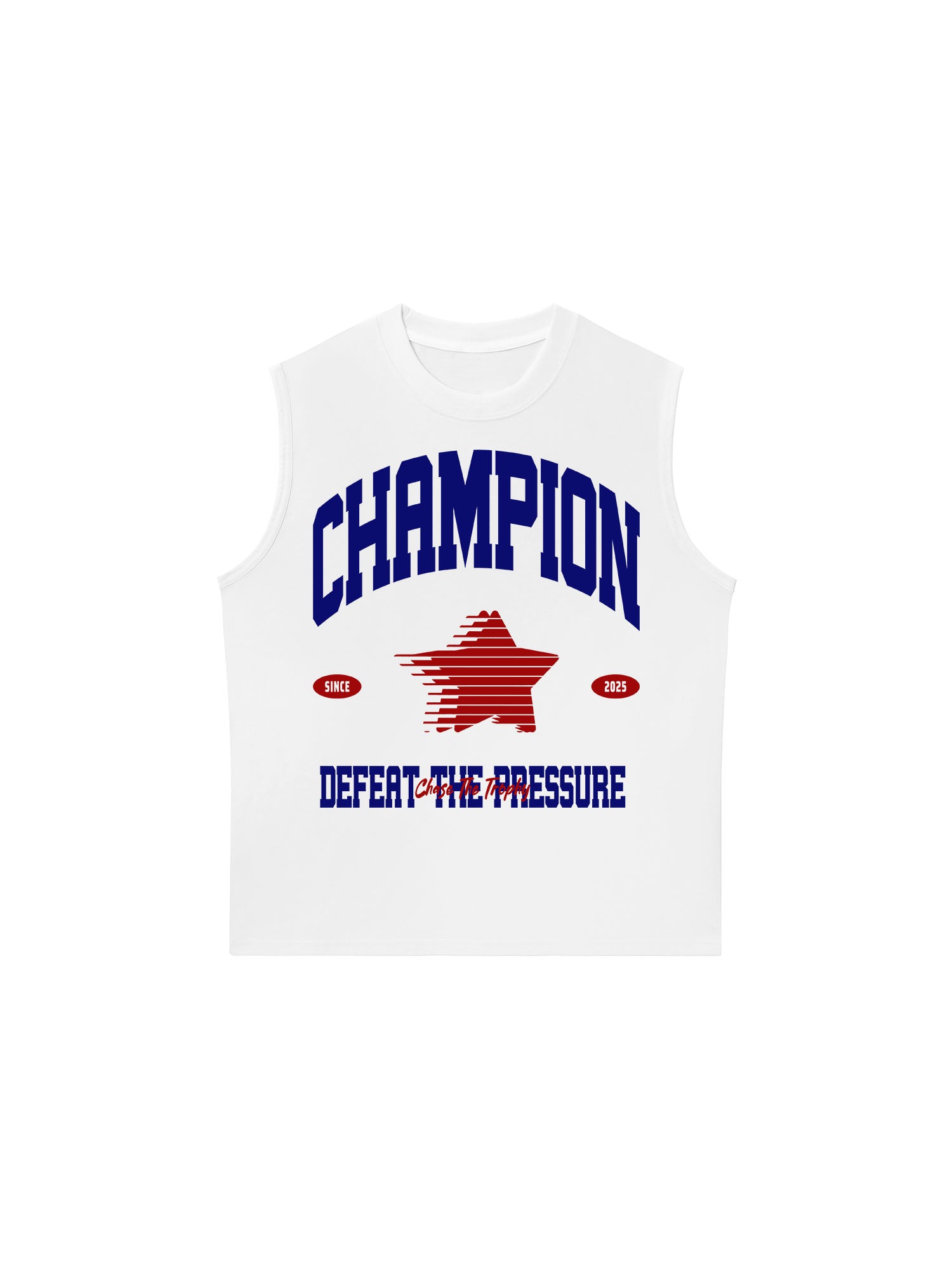 Áo Ba Lỗ Relaxed Fit Champions Defeat The Pressure