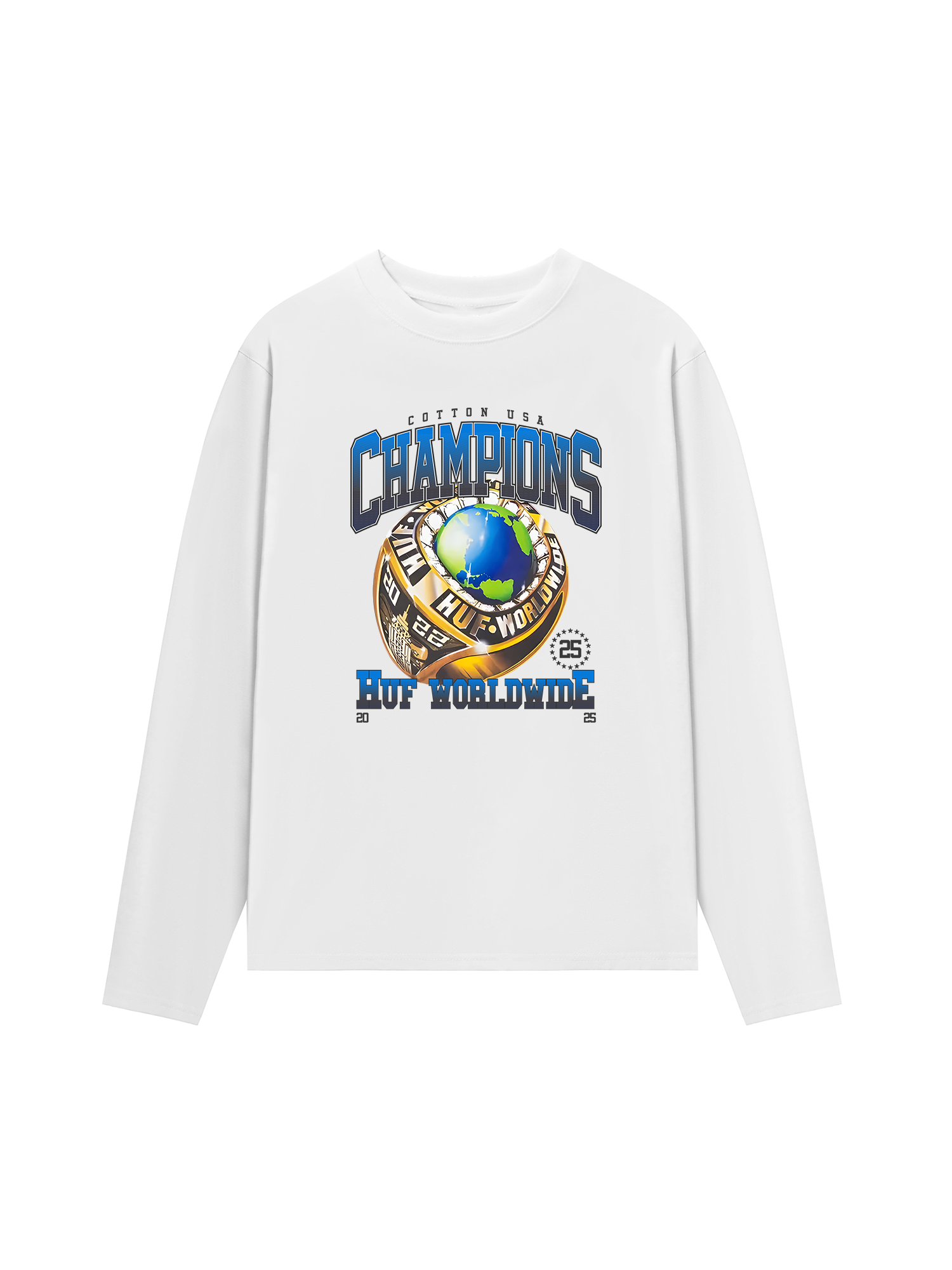 Áo Thun Dài Tay Champions Huf Worldwide