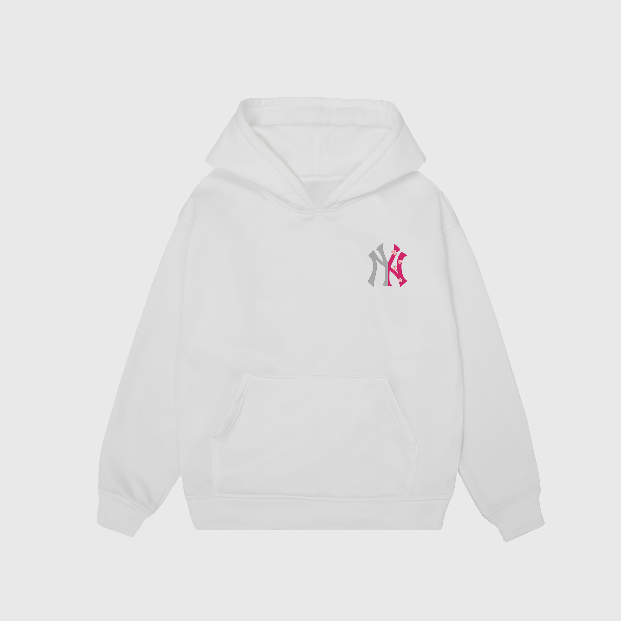 MLB Floral Pink Rose Hoodie