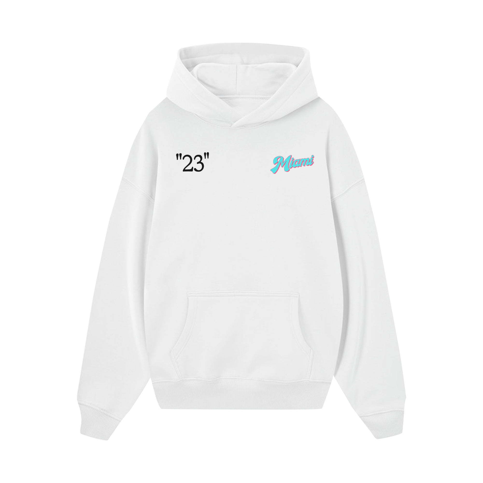 Off White Cyan Miami Hoodie