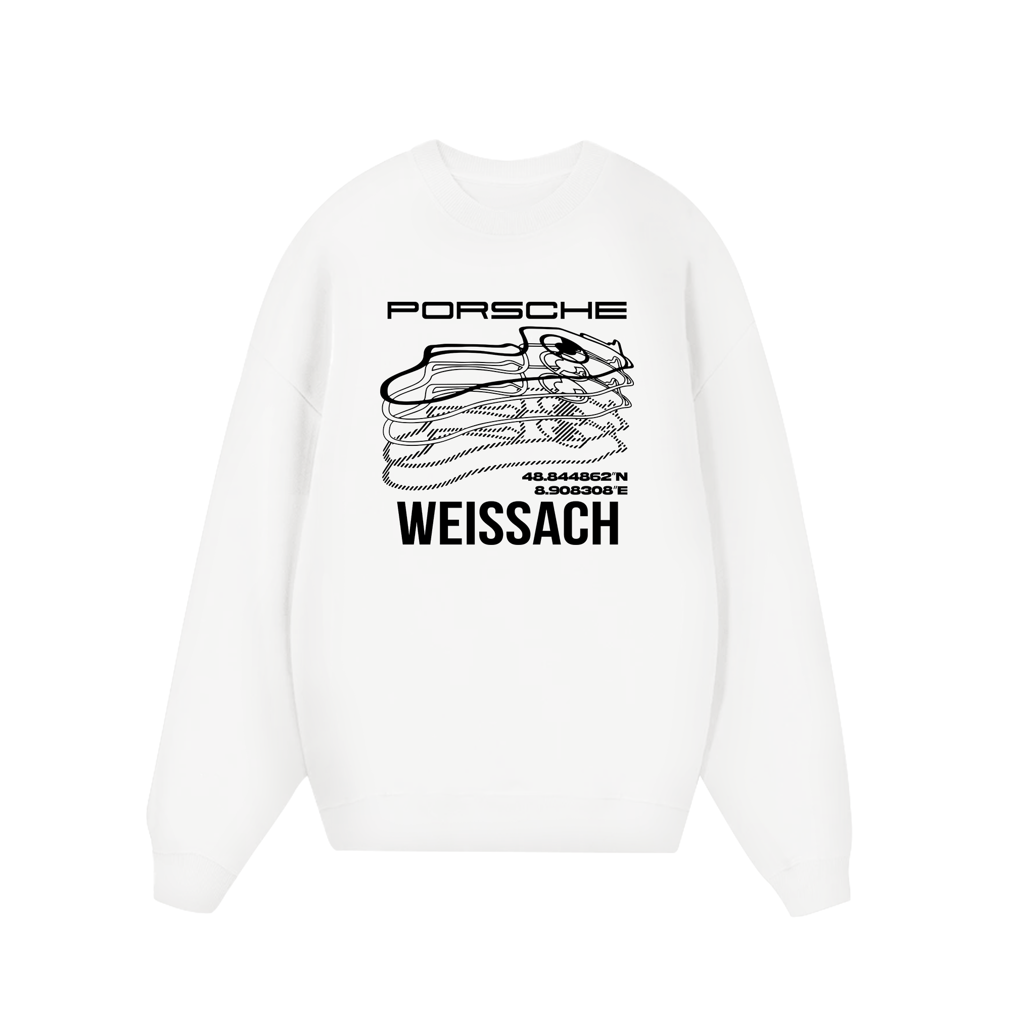 Porsche Weissach Map Sweater