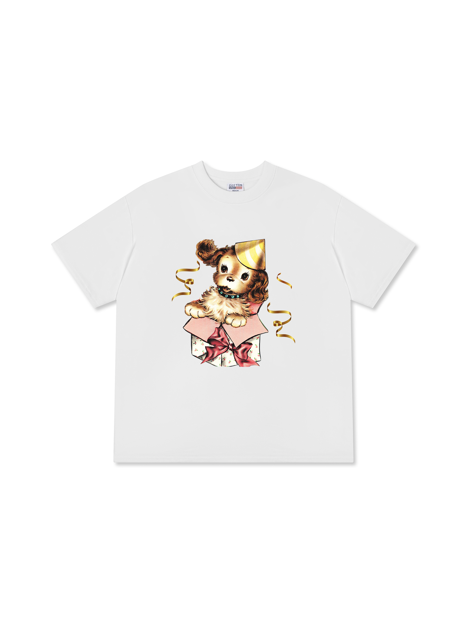 Áo Thun Relaxed Fit Soft Paw Party Puppy