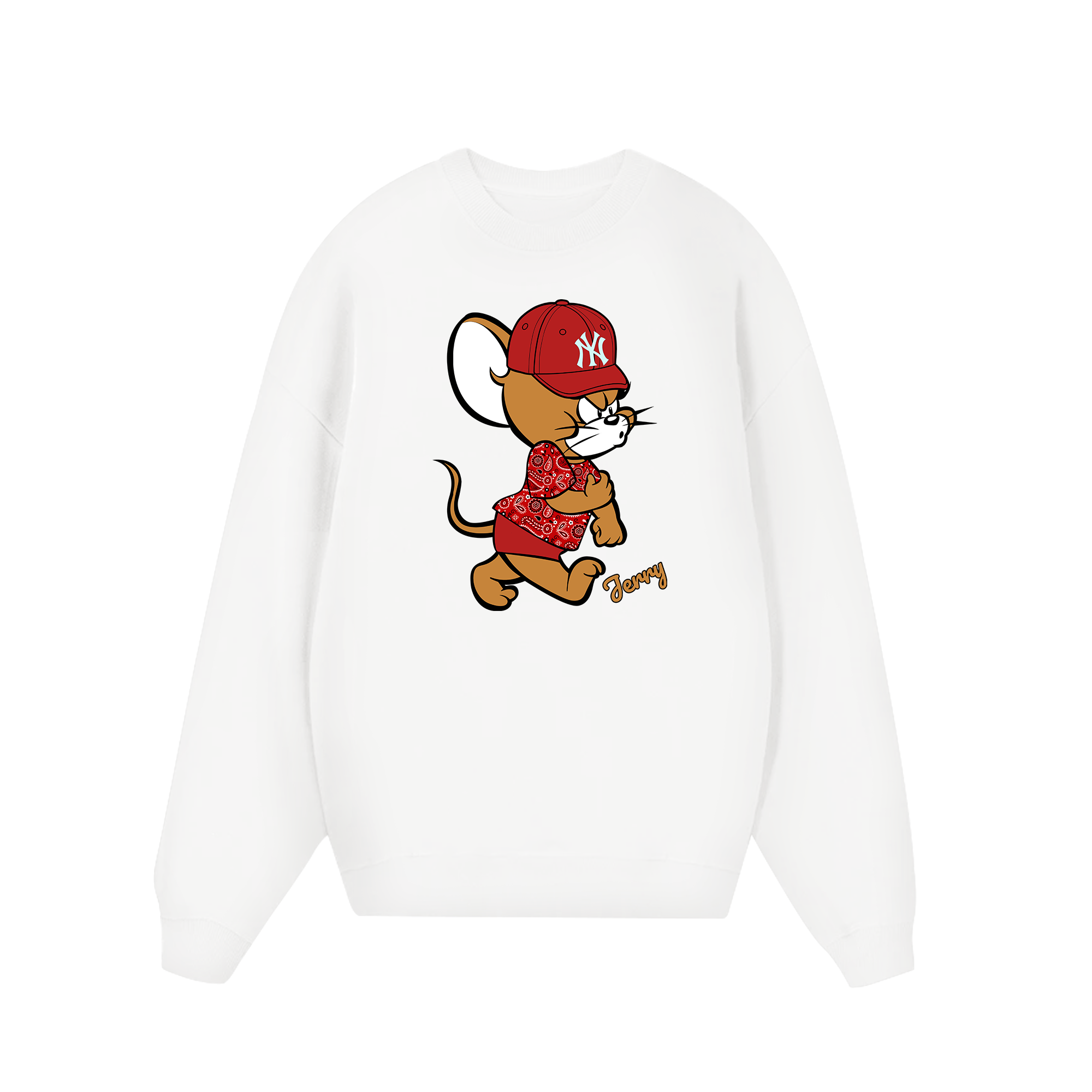 MLB Floral Funny Disney Jerry Sweater