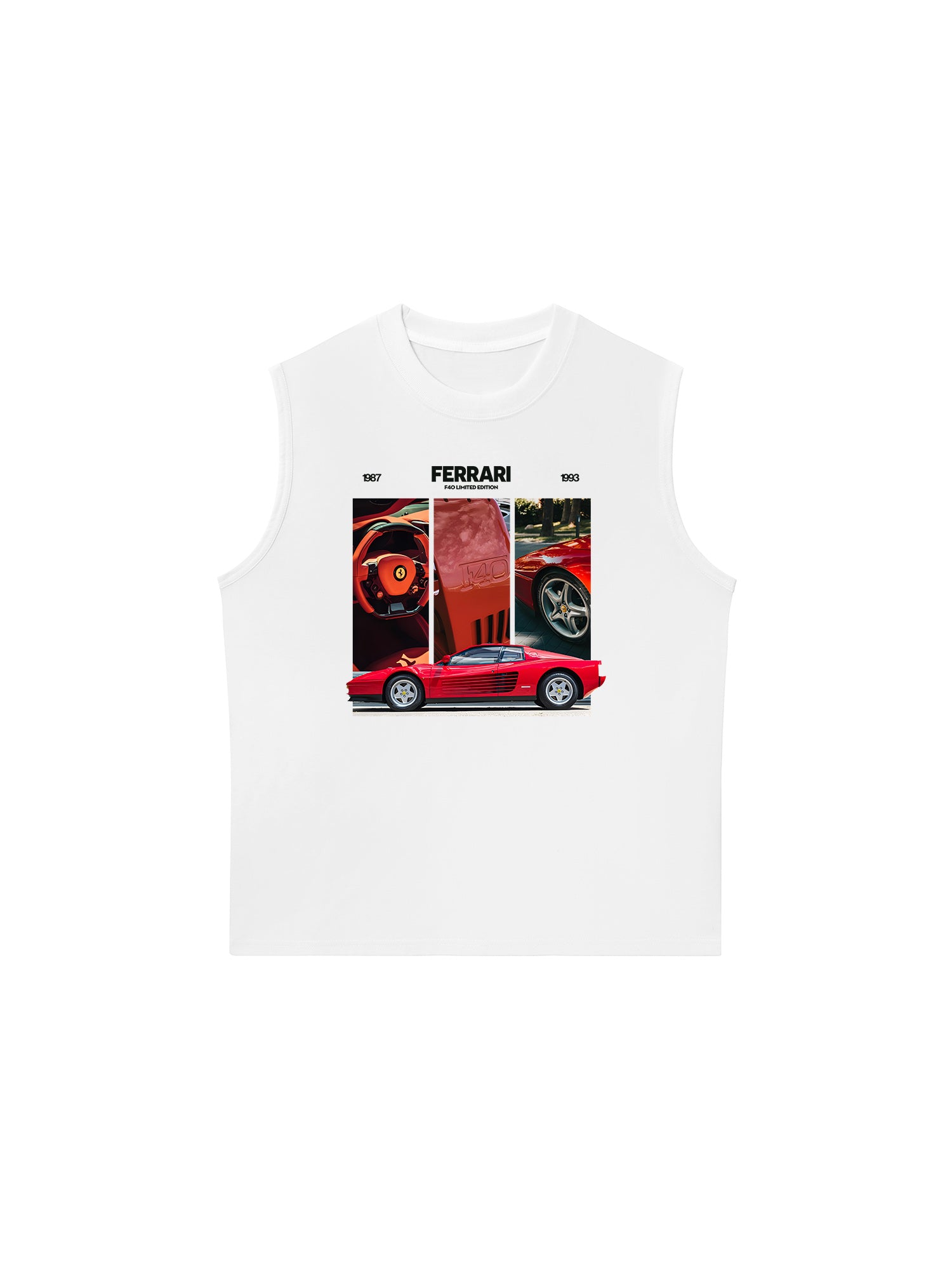 Áo Ba Lỗ Relaxed Fit Ferrari F40 Limited Edition