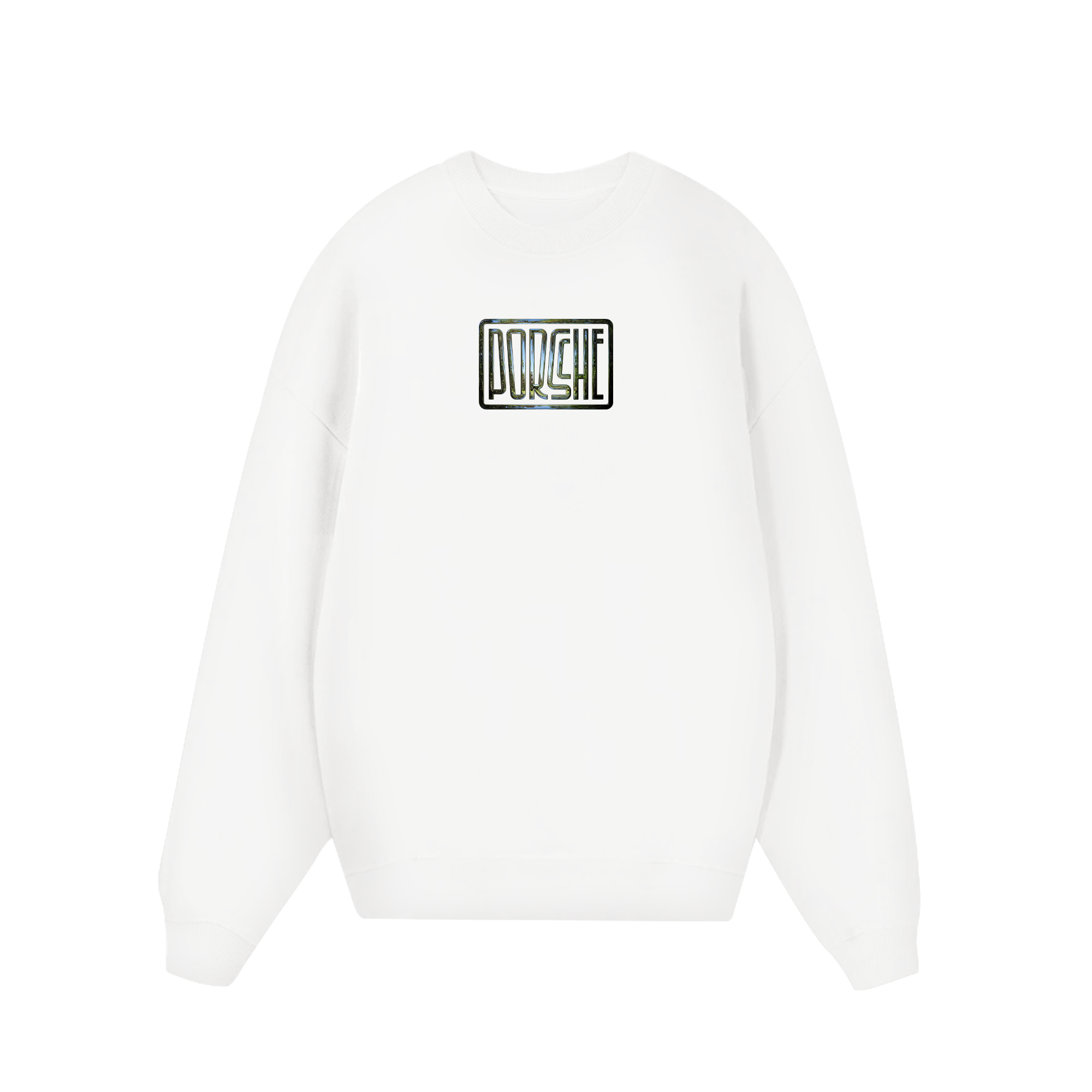 Porsche Chrome Sign Sweater