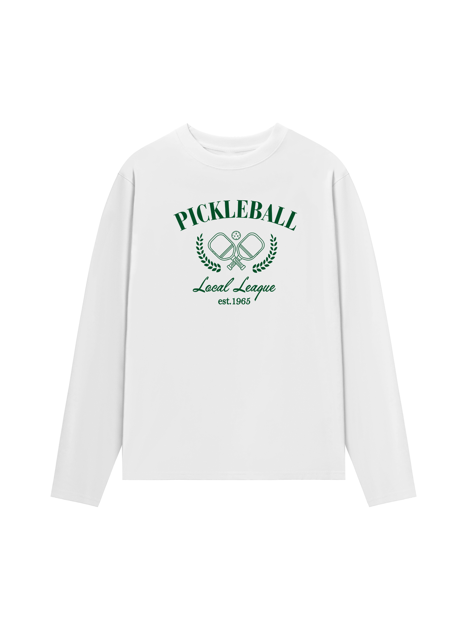 Áo Thun Dài Tay Pickleball Green Local League