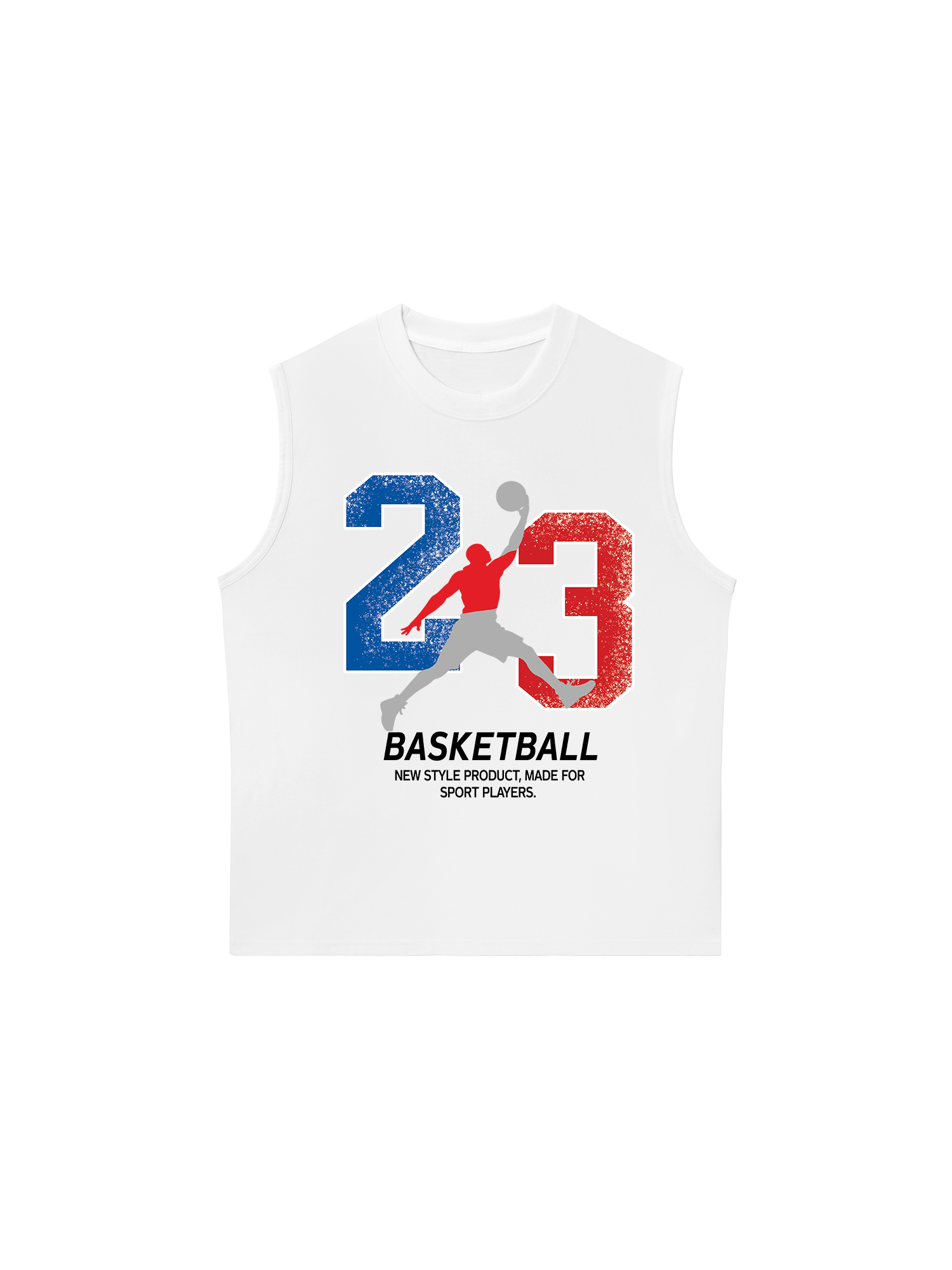 Áo Ba Lỗ Relaxed Fit Basketball Sport Player 23