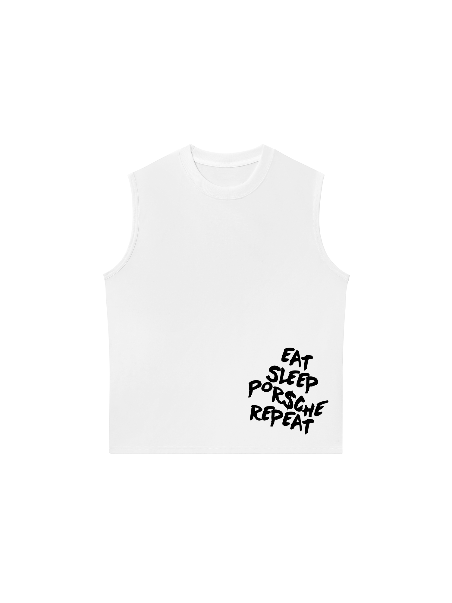 Áo Ba Lỗ Relaxed Fit Porsche Eat Sleep Repeat