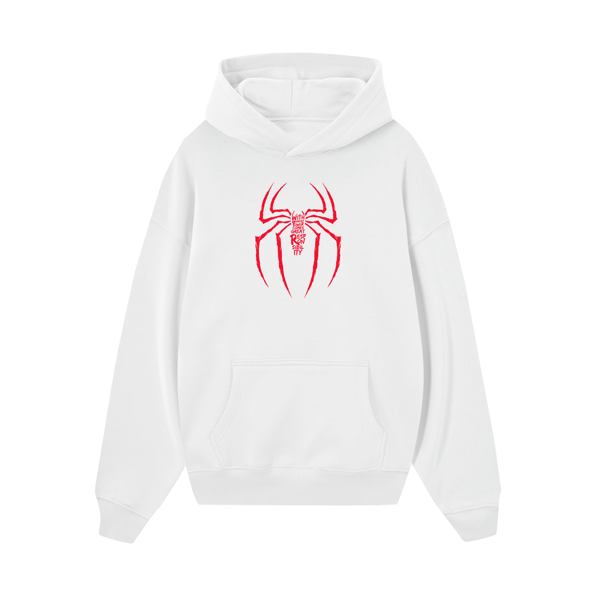 Marvel Spider Man Slogan Hoodie