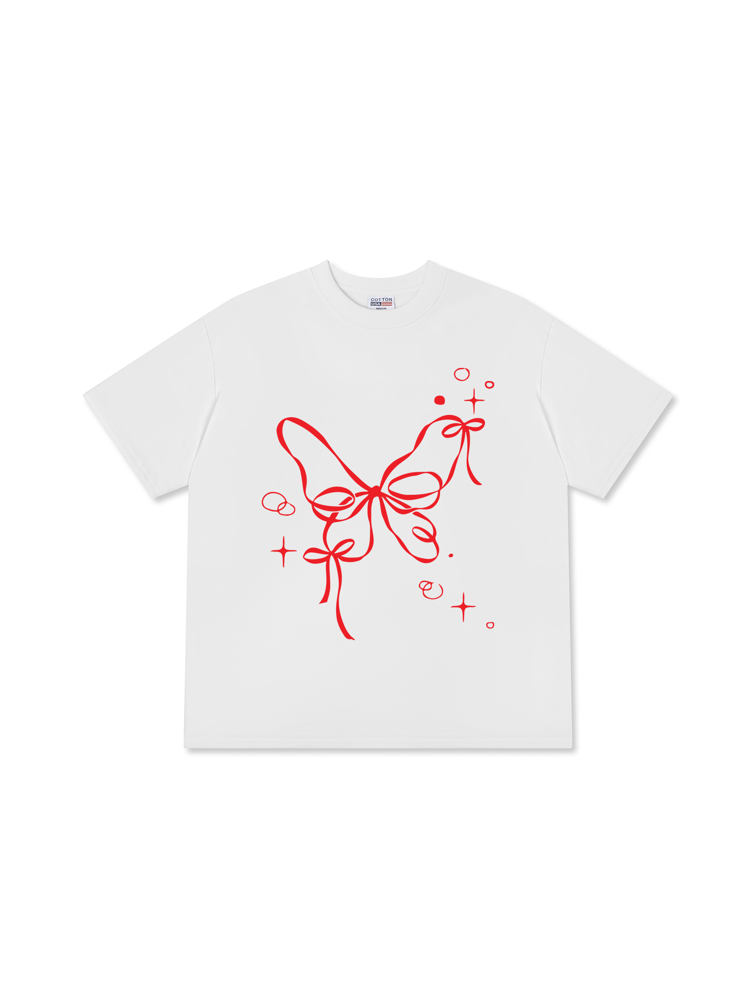 Áo Thun Relaxed Fit Butterfly Ribbon