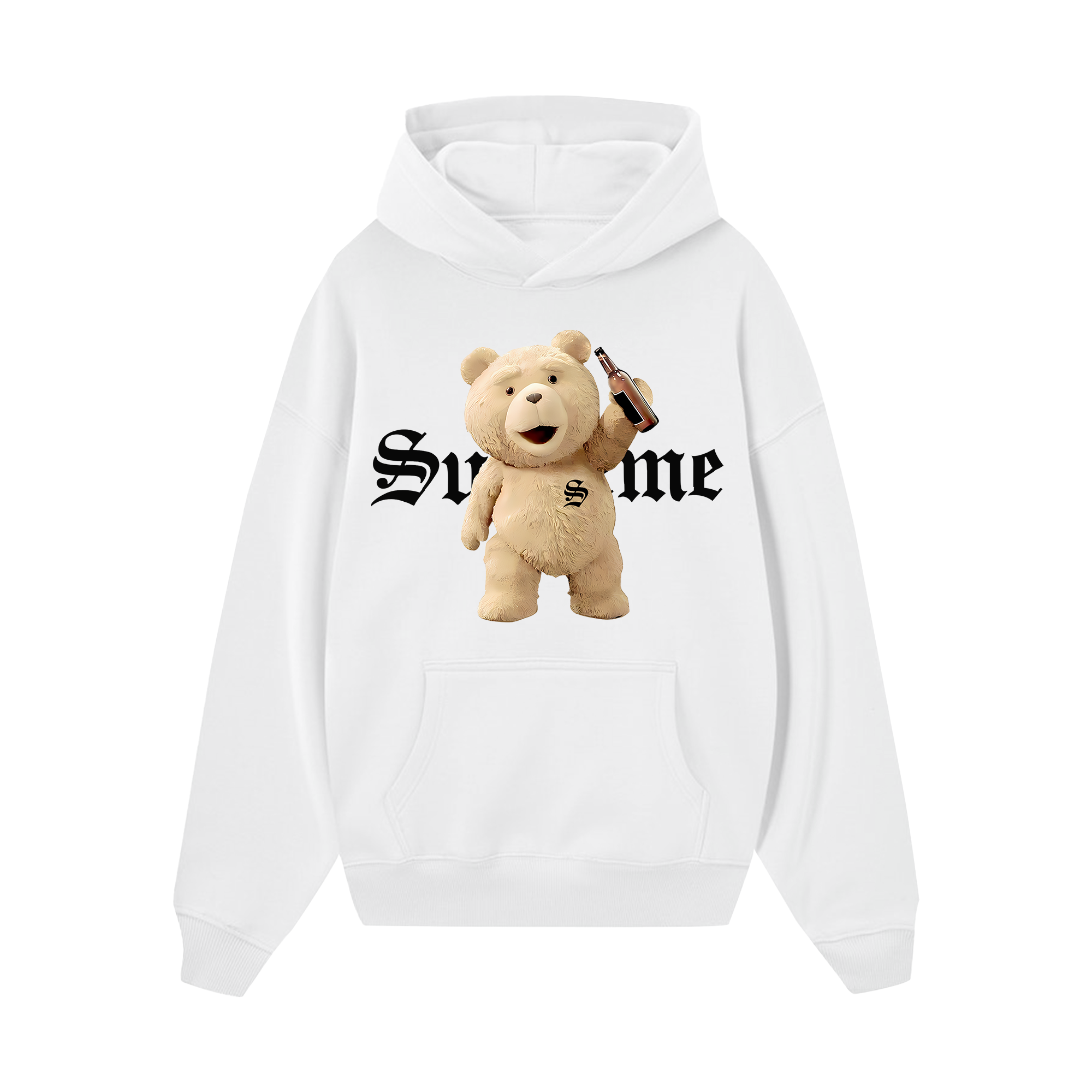 Supreme Bear Funny Hoodie