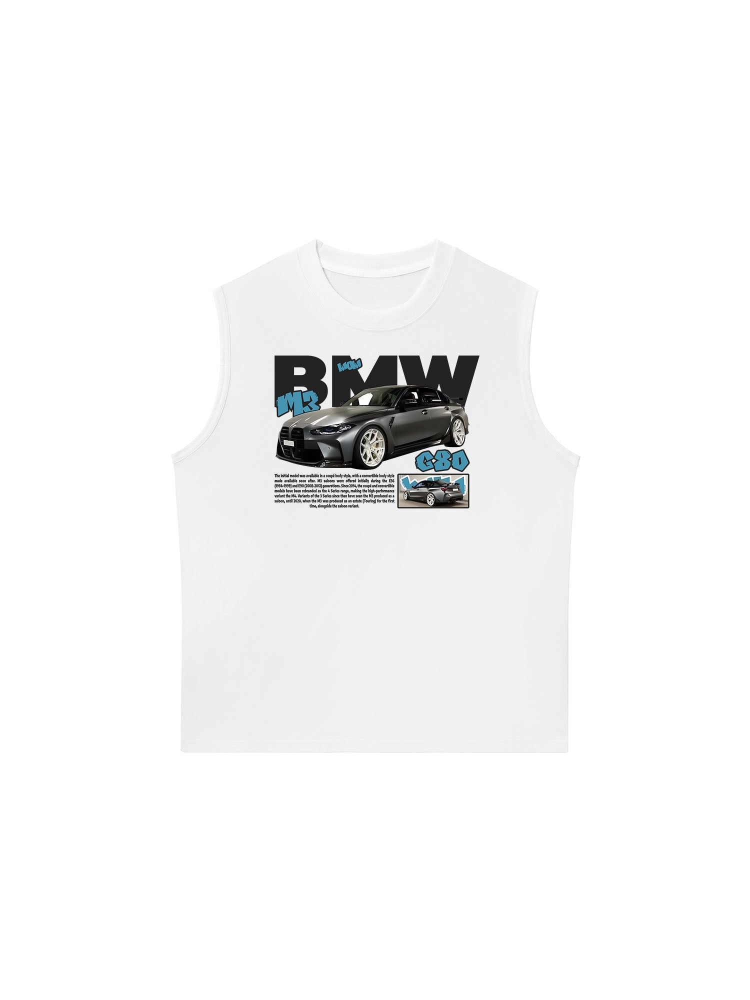 Áo Ba Lỗ Relaxed Fit BMW M3 G80 Gravity