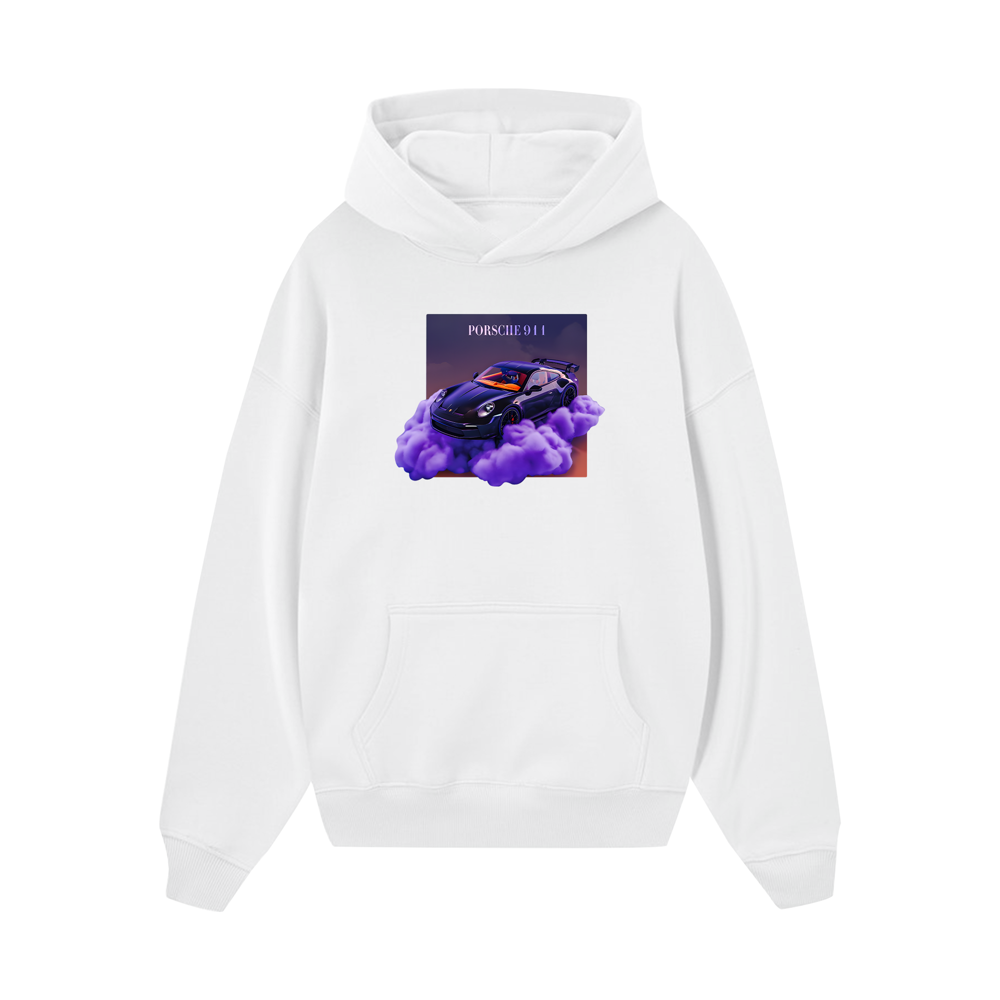 Porsche 911 Purple Clound Hoodie