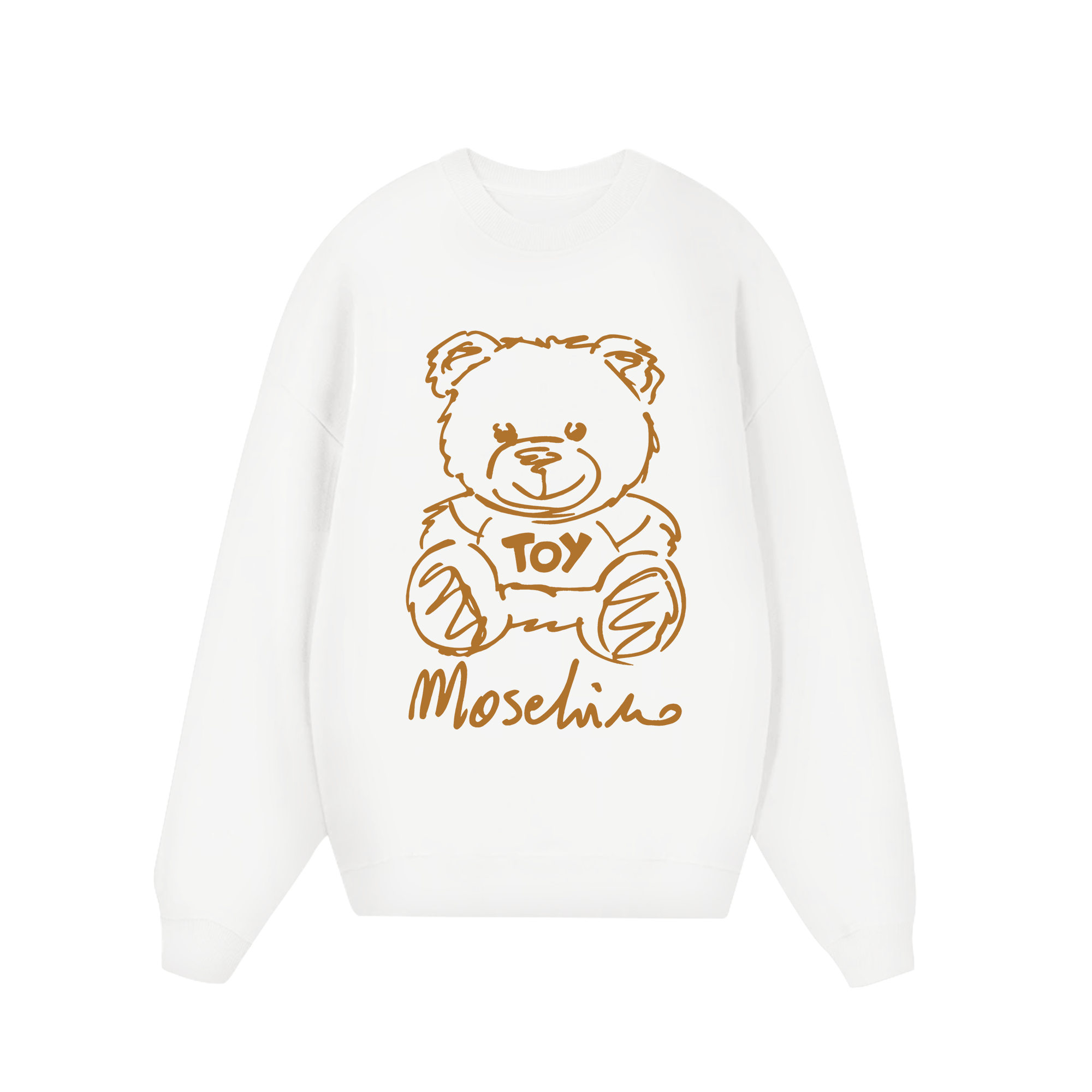 Moschino Caramel Bear Logo Sweater